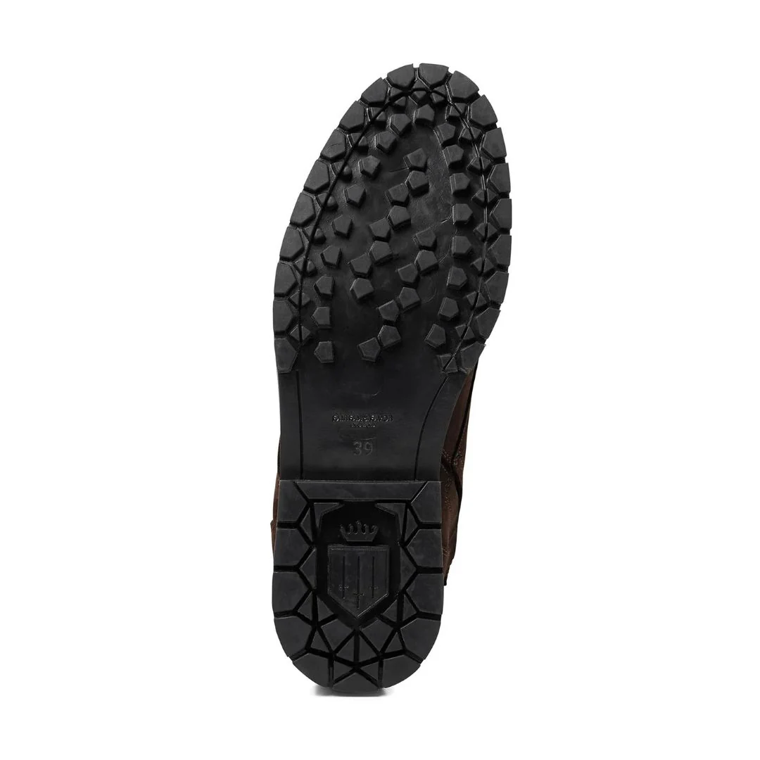 Fairfax & Favor Shearling Lined Anglesey Boots in Chocolate - Image 8