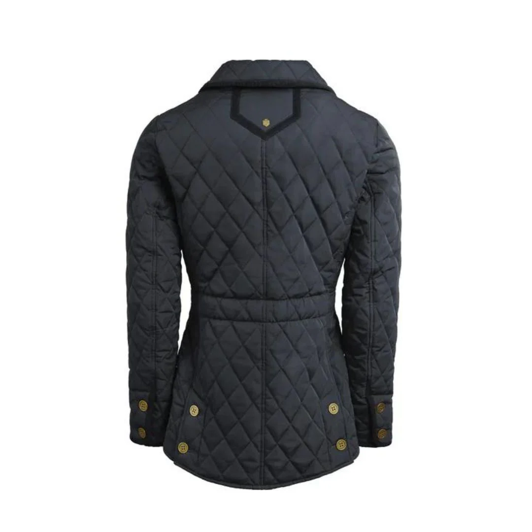 Fairfax & Favor Women's Bella Quilted Jacket in Navy - Image 4