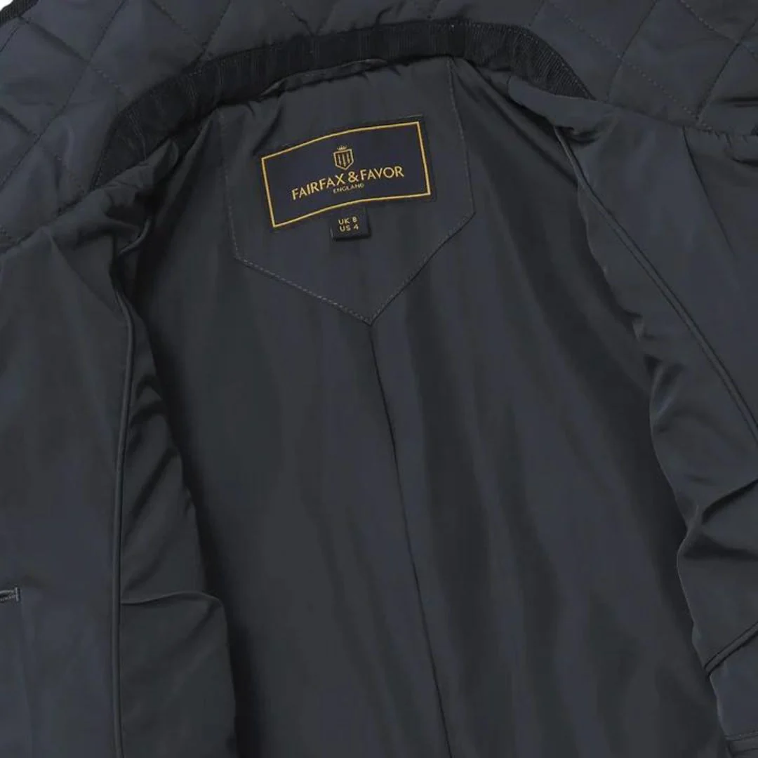 Fairfax & Favor Women's Bella Quilted Jacket in Navy - Image 5