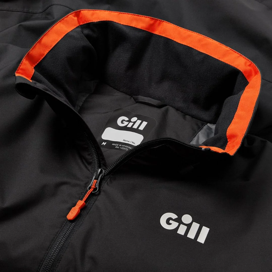 Gill Men's Navigator Sailing Jacket in Graphite - Image 4