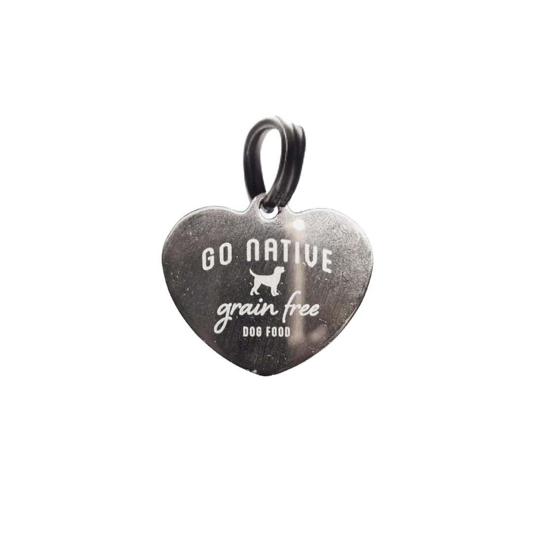 Go Native Heart-Shaped Keychain