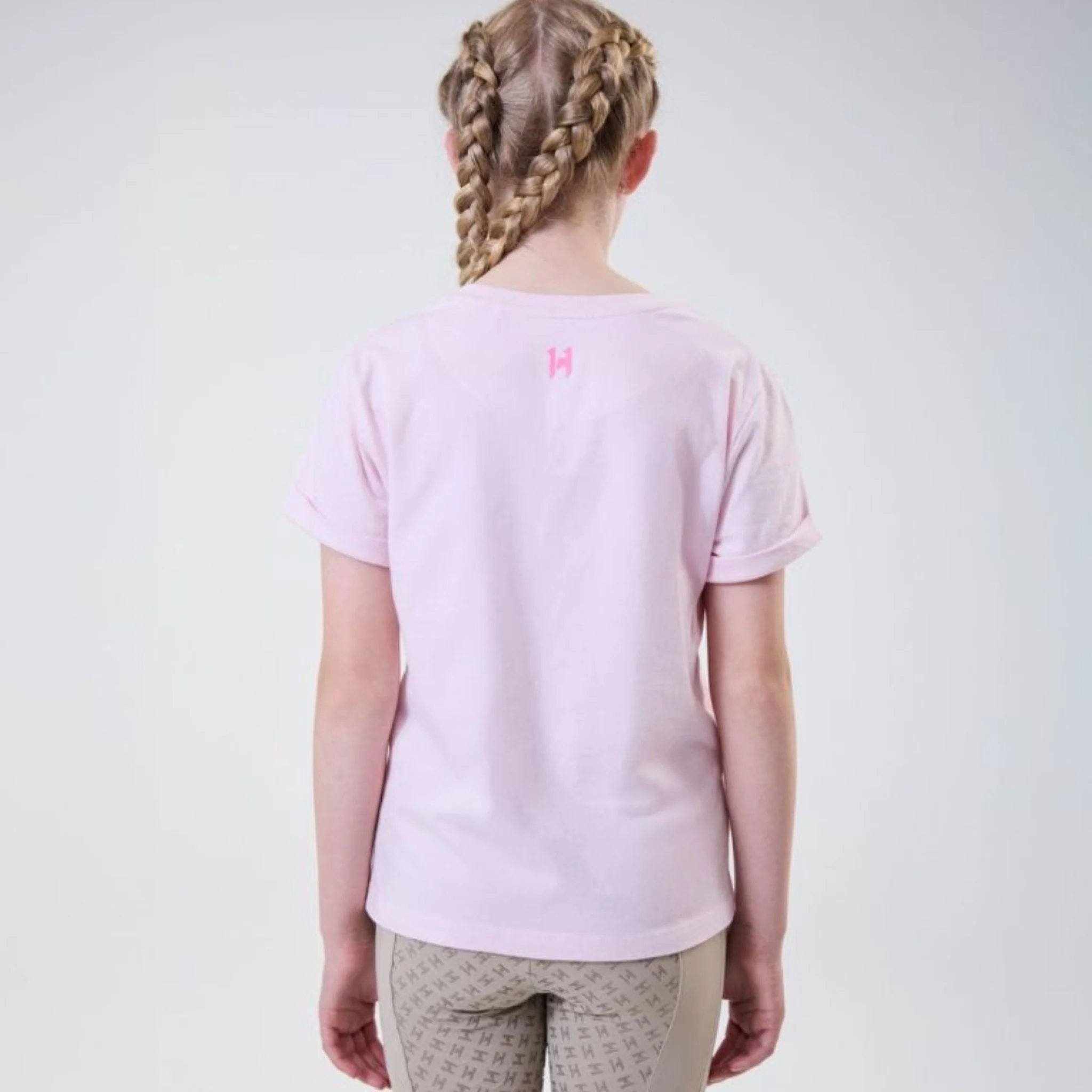 Horseware Kids Crafty Pony T-Shirt in Pink - Image 5