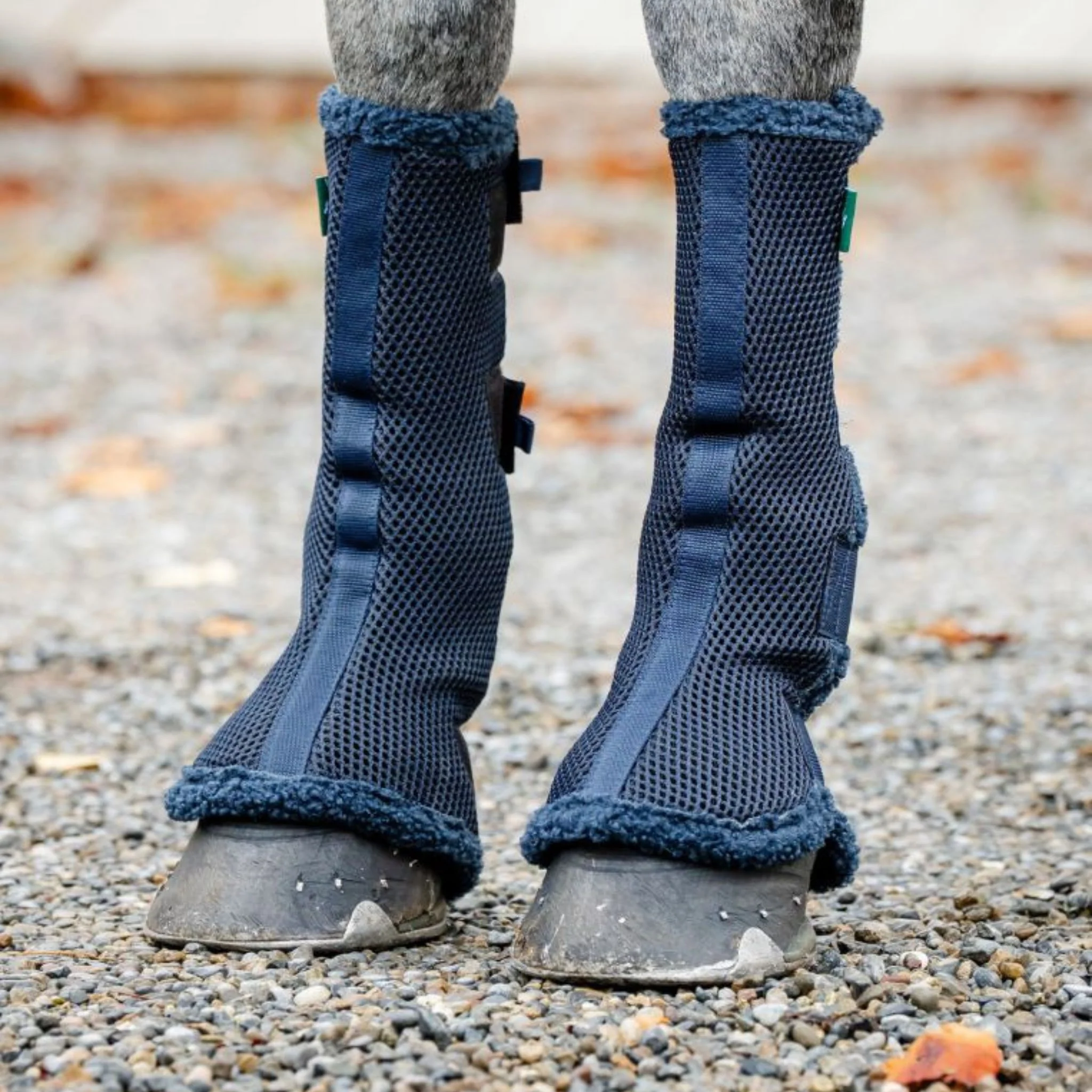 Horseware Show Ready Wraps in Navy & Silver - Image 3