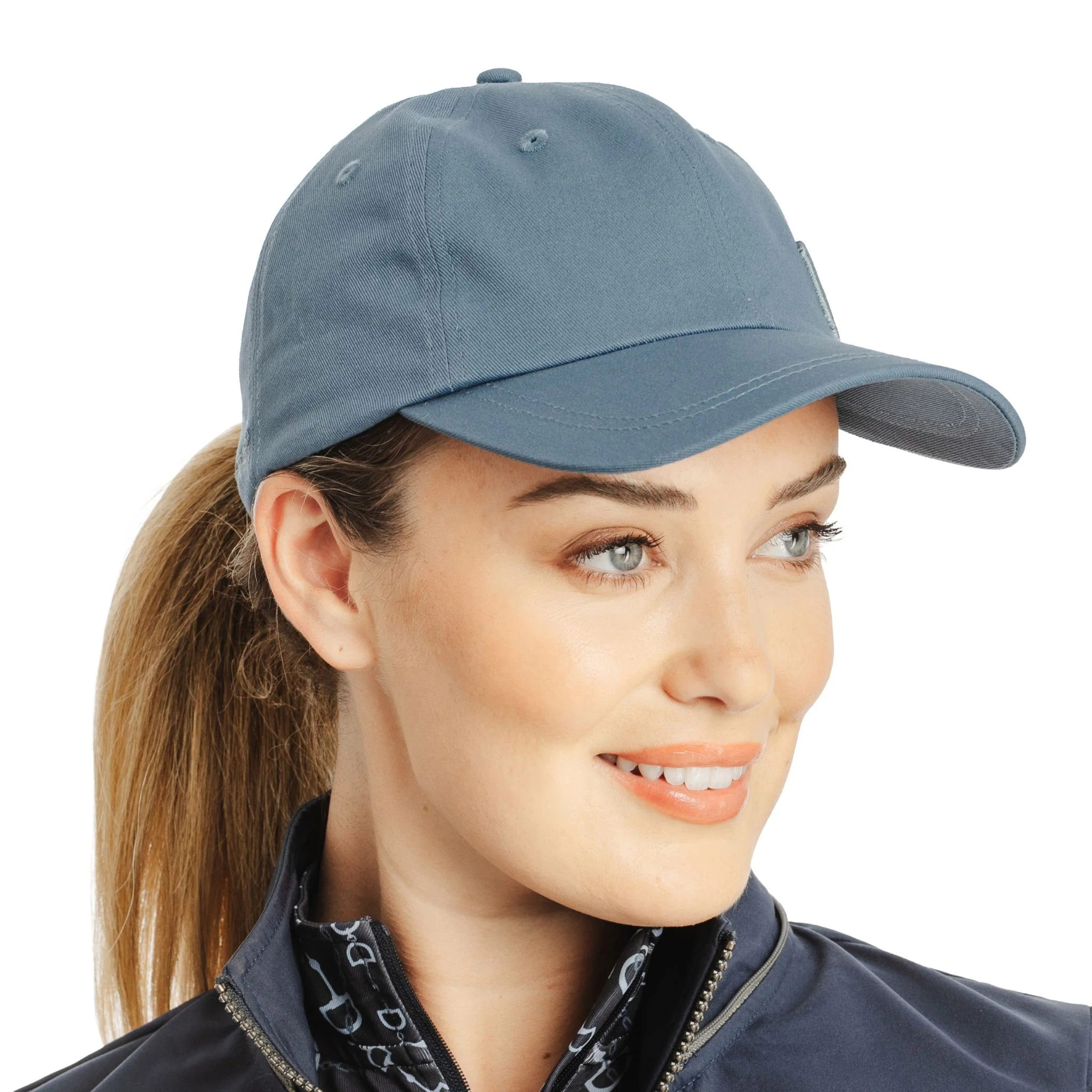 Horseware Summit Baseball Cap in Heather Blue - Image 3