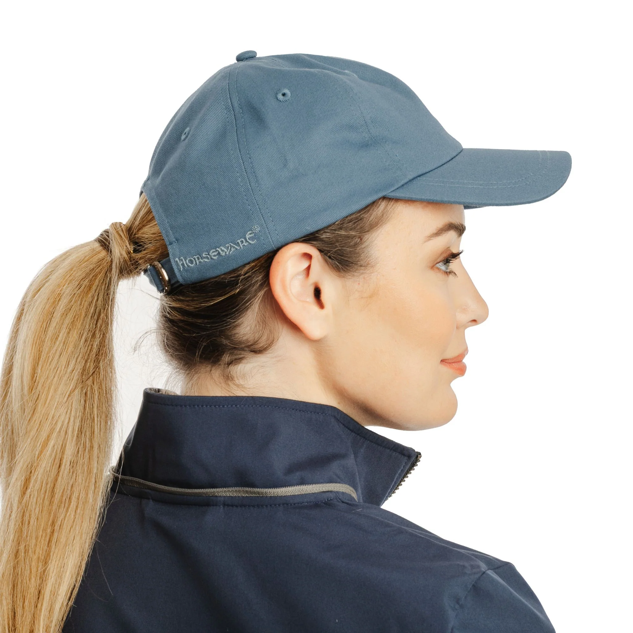 Horseware Summit Baseball Cap in Heather Blue - Image 4