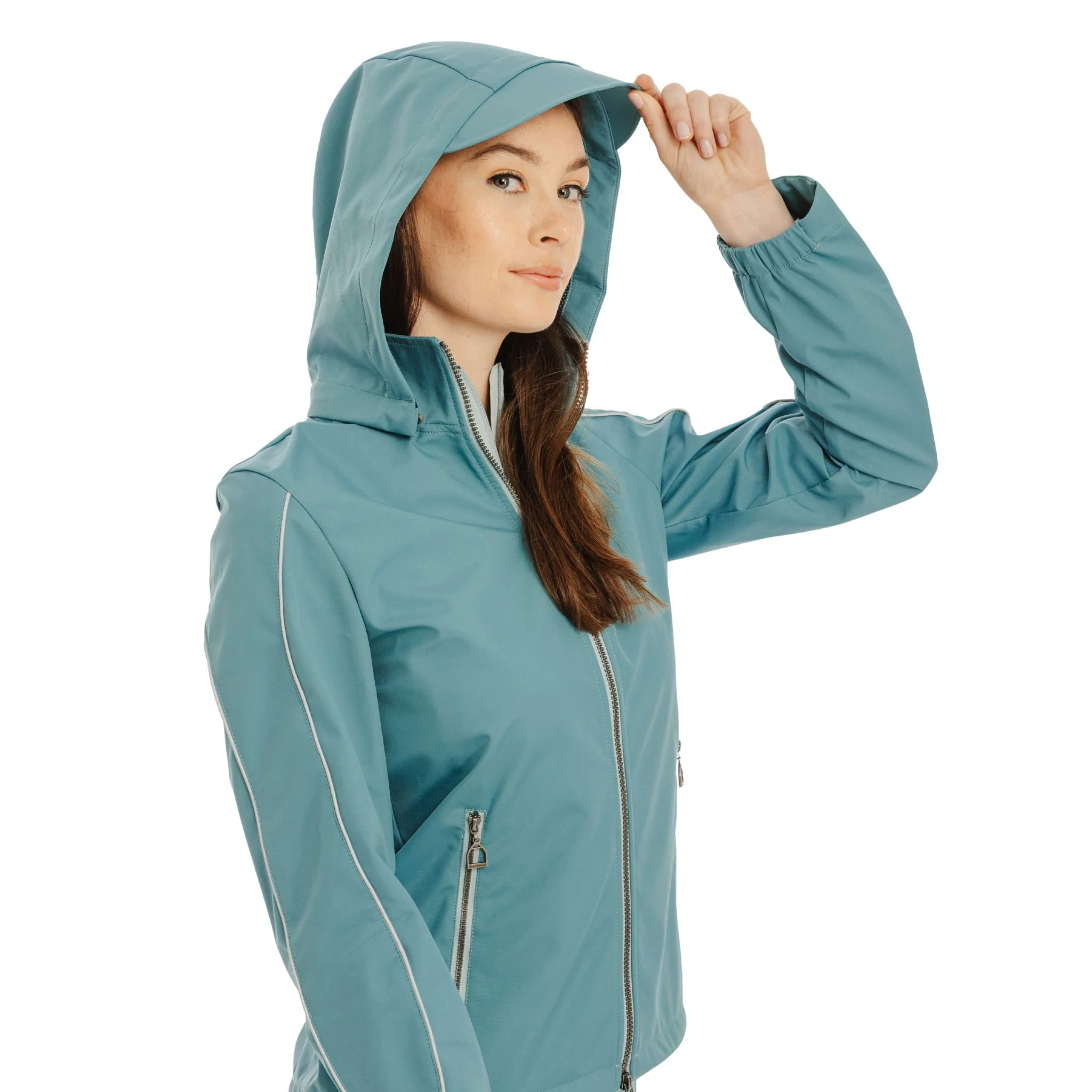 Horseware Women's Ascend Riding Jacket in Juniper Green - Image 2
