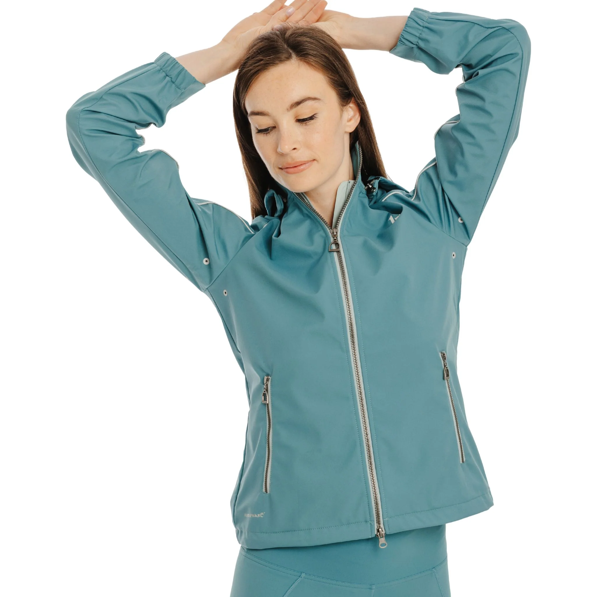 Horseware Women's Ascend Riding Jacket in Juniper Green - Image 5