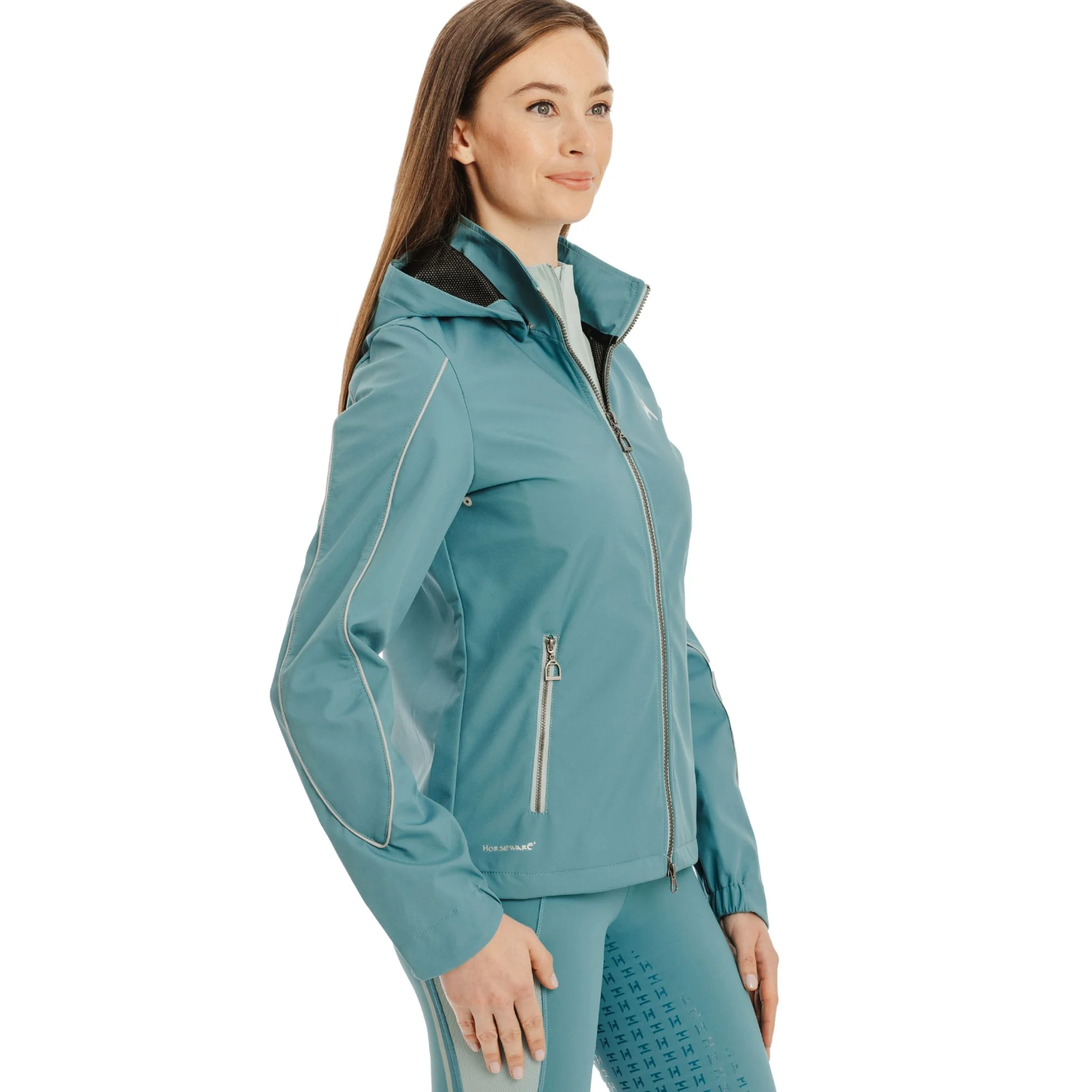 Horseware Women's Ascend Riding Jacket in Juniper Green - Image 7