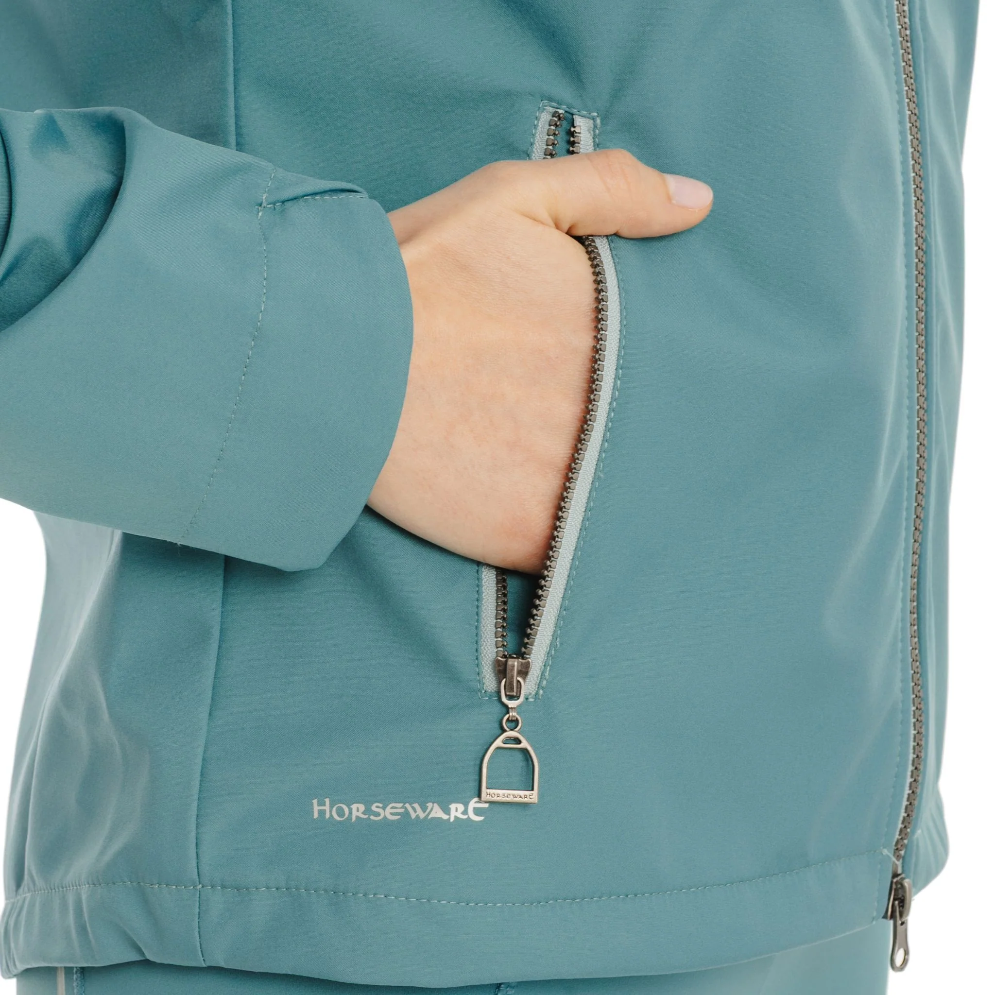 Horseware Women's Ascend Riding Jacket in Juniper Green - Image 9