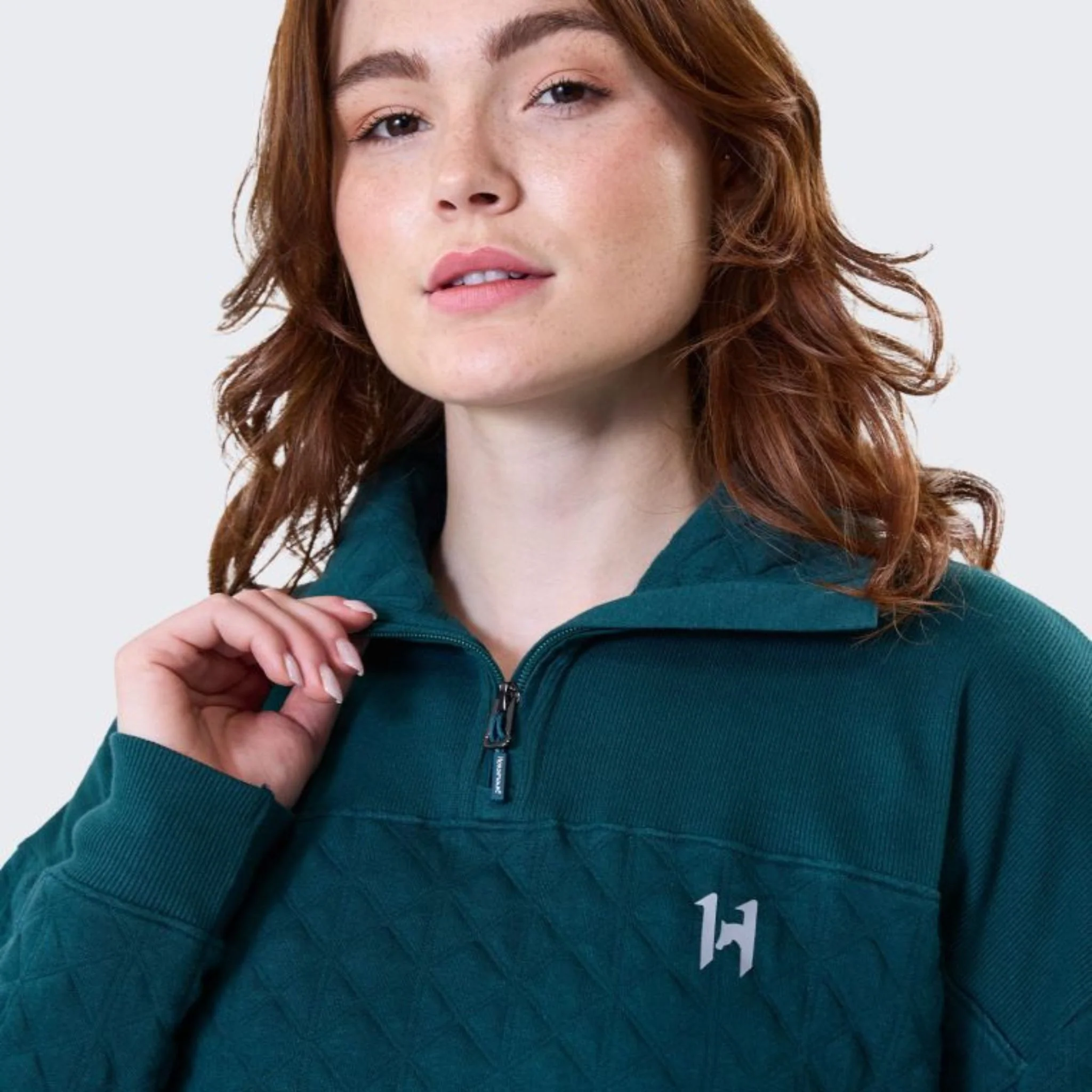 Horseware Women's Liberty Winter Jumper in Dynasty Green - Image 3