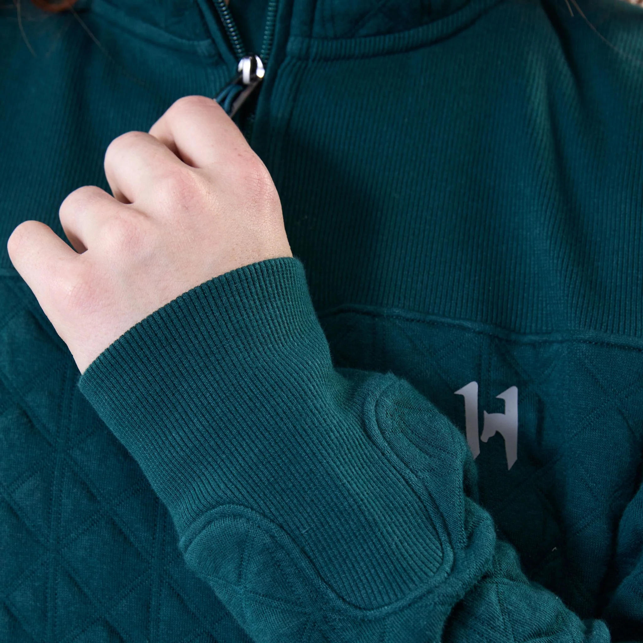 Horseware Women's Liberty Winter Jumper in Dynasty Green - Image 4