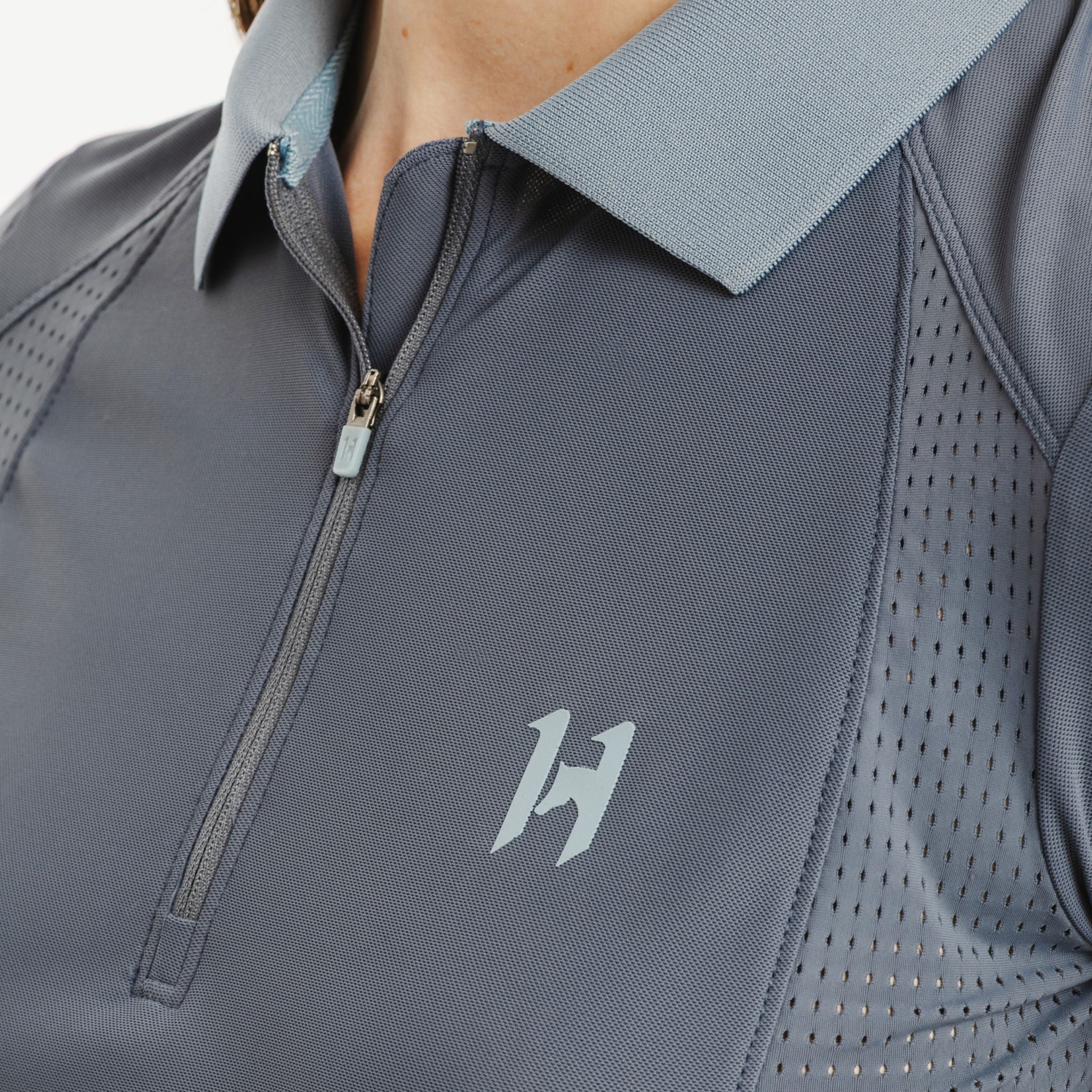 Horseware Women's Tech Polo Shirt in Indigo Orchid - Image 6