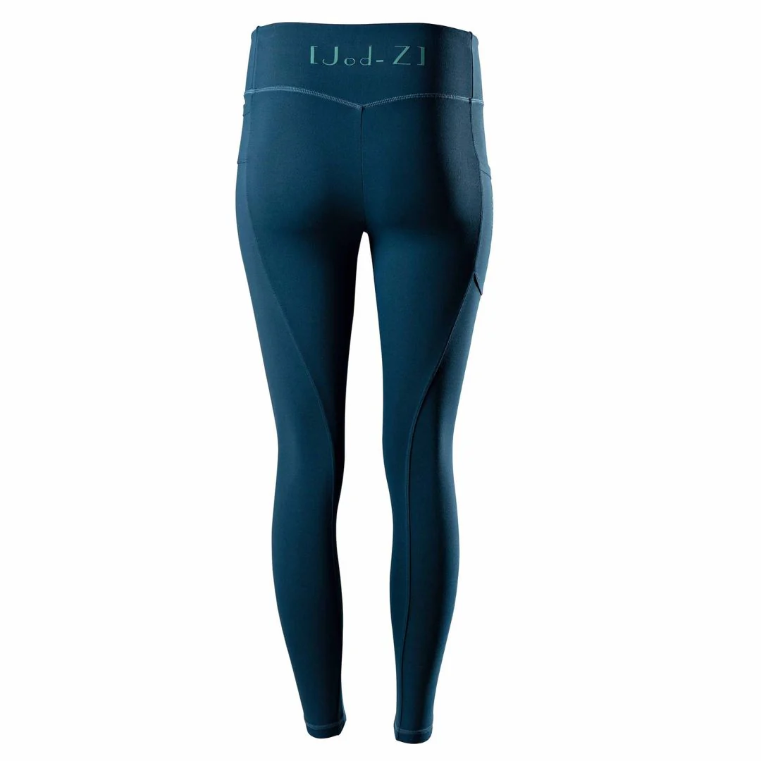 Jod-Z Kids Equestrian Riding Leggings in Petrol Blue - Image 2