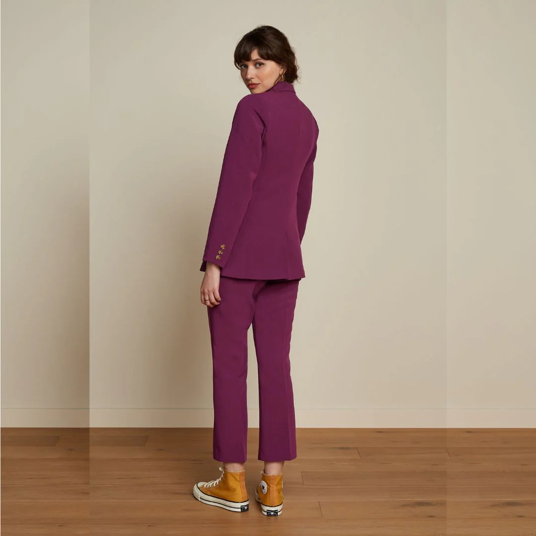 King Louie Women's Jenny Pants Simonet in Caspia Purple - Image 3