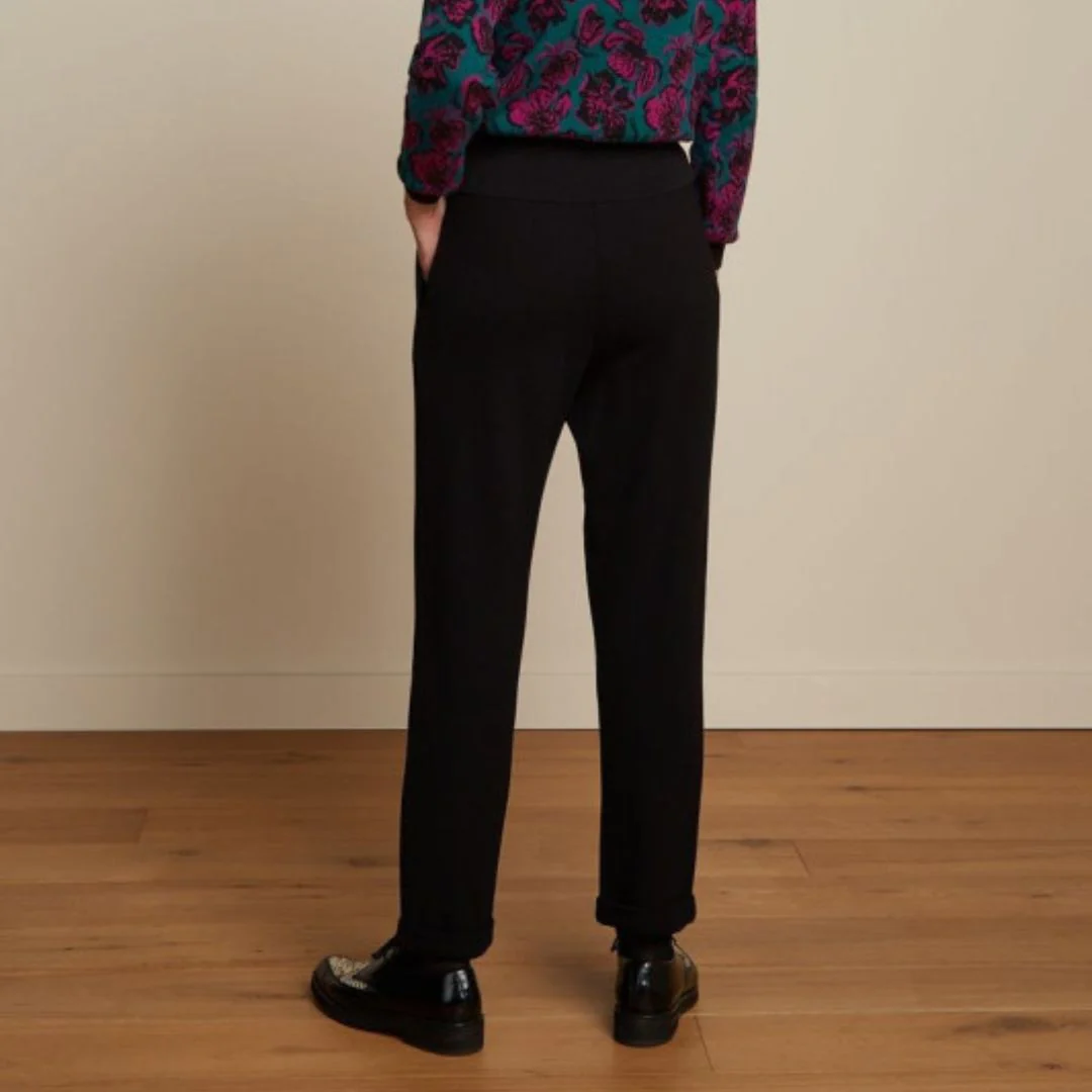 King Louie Women's Roisin Pants Milano Uni in Black - Image 3