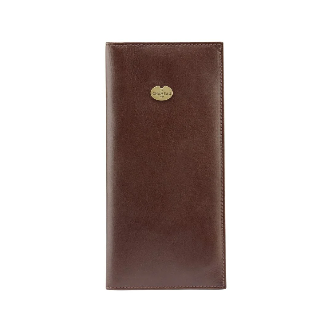 Le Chameau Bifold Wallet & Licence Wallet Gift Set in Marron Fonce - Image 2