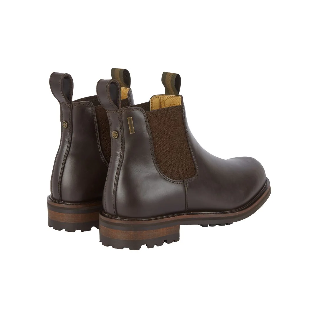 Le Chameau Men's La Chelsea Aventure Leather Boot in Marron Fonce - Image 3