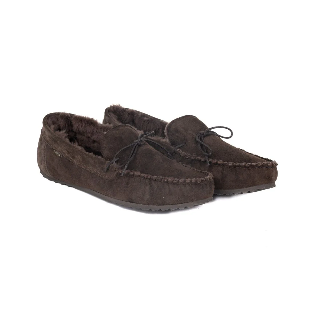 Le Chameau Men's Moccasin Maison in Marron Fonce - Image 2