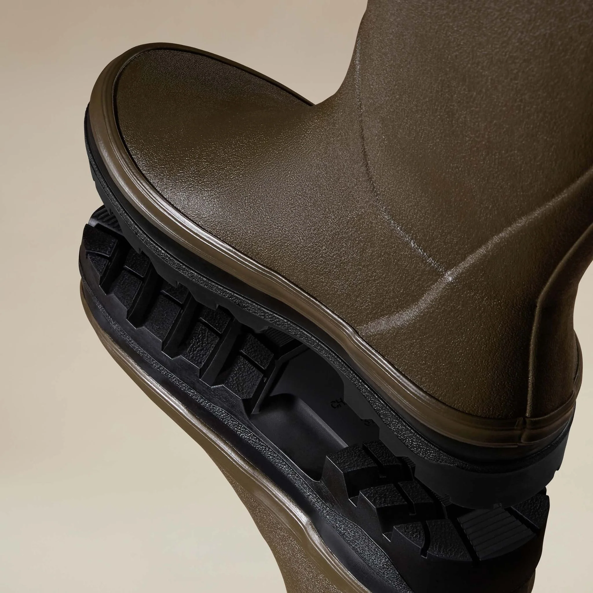 Le Chameau Women's Giverny Jersey Lined Wellington Boot in Vert Chameau (Chameau Green) - Image 3