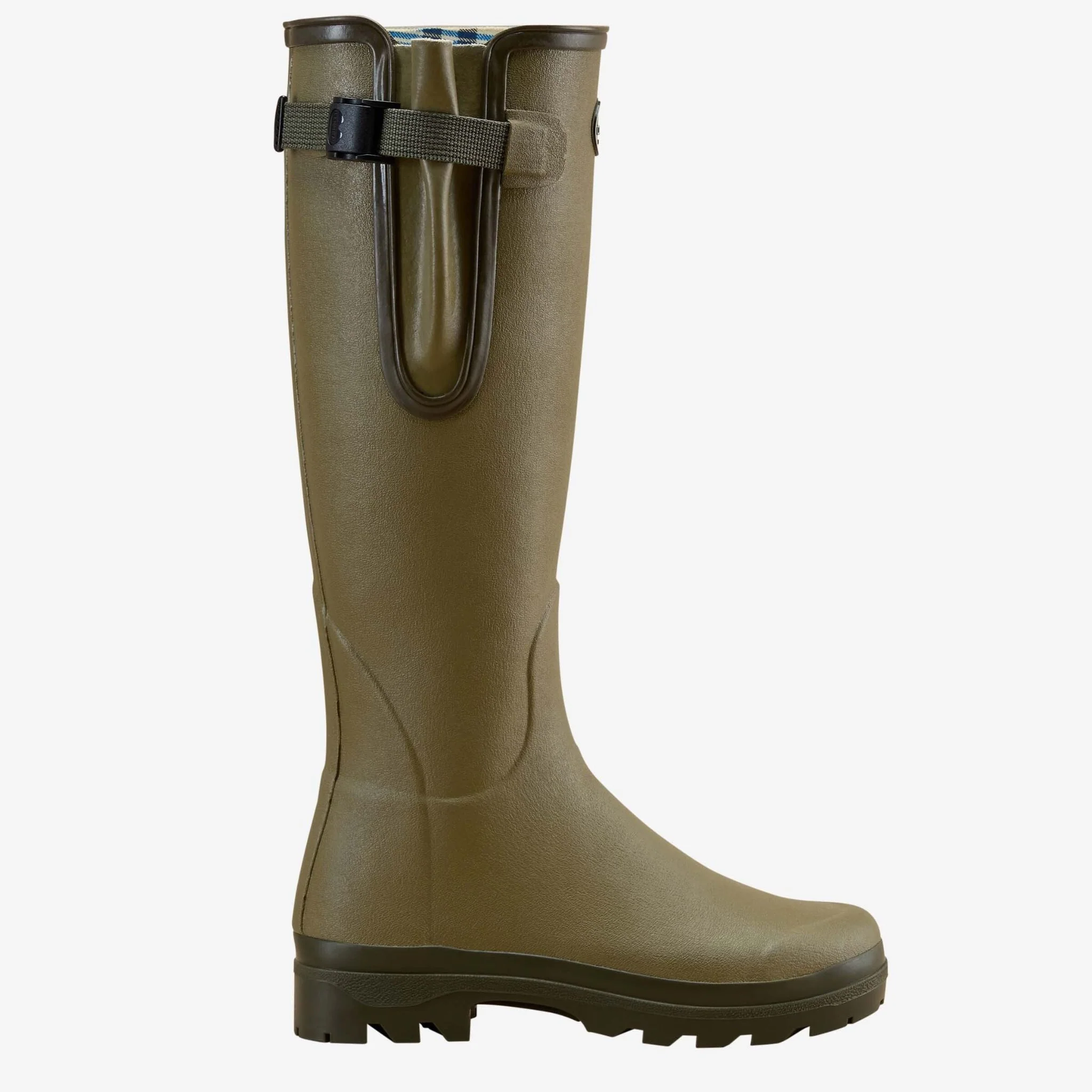 Le Chameau Women's Vierzon Jersey Lined Wellington Boots in Vert Vierzon (Iconic Green) - Image 10