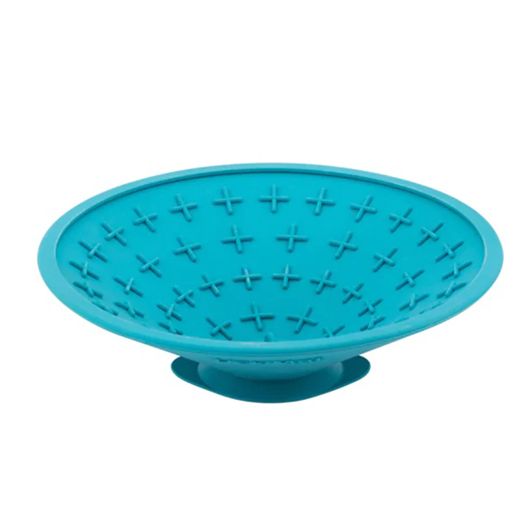 LickiMat Splash Slow Feeder with Suction Cup in Turquoise