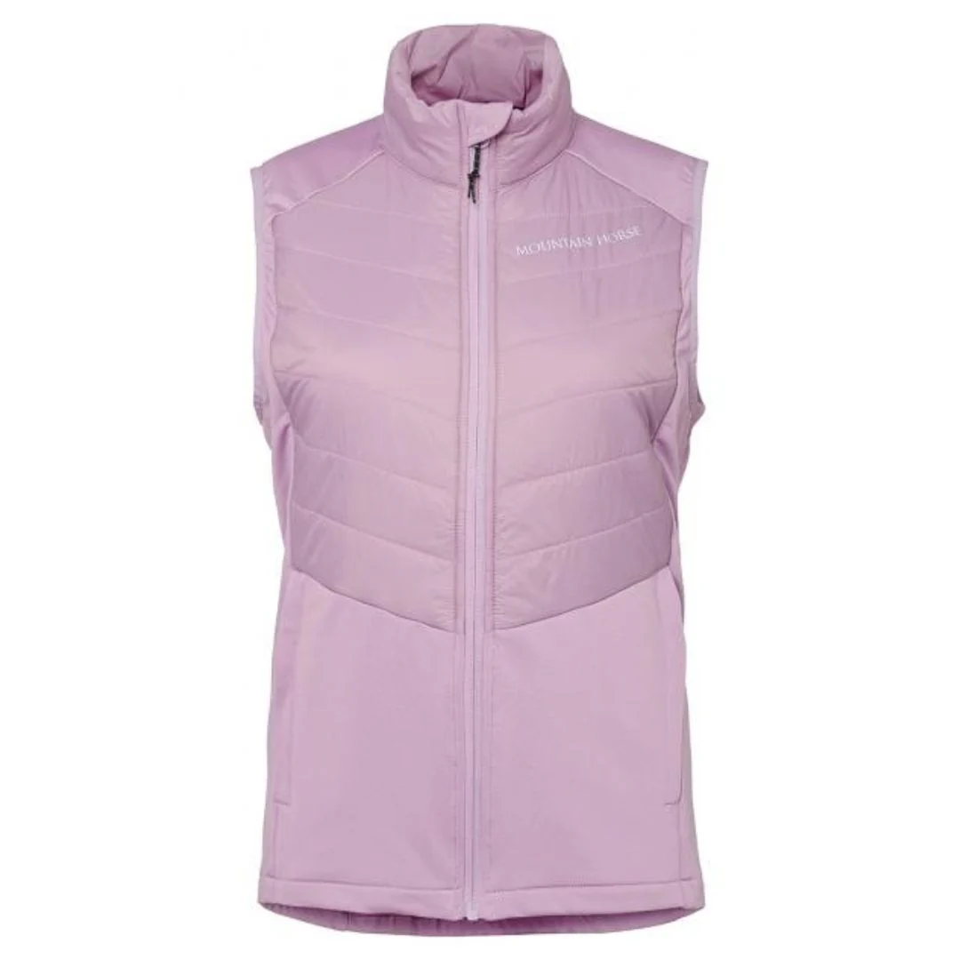 Mountain Horse Women's Prime Hybrid Bodywarmer in Mauve Pink - Image 2