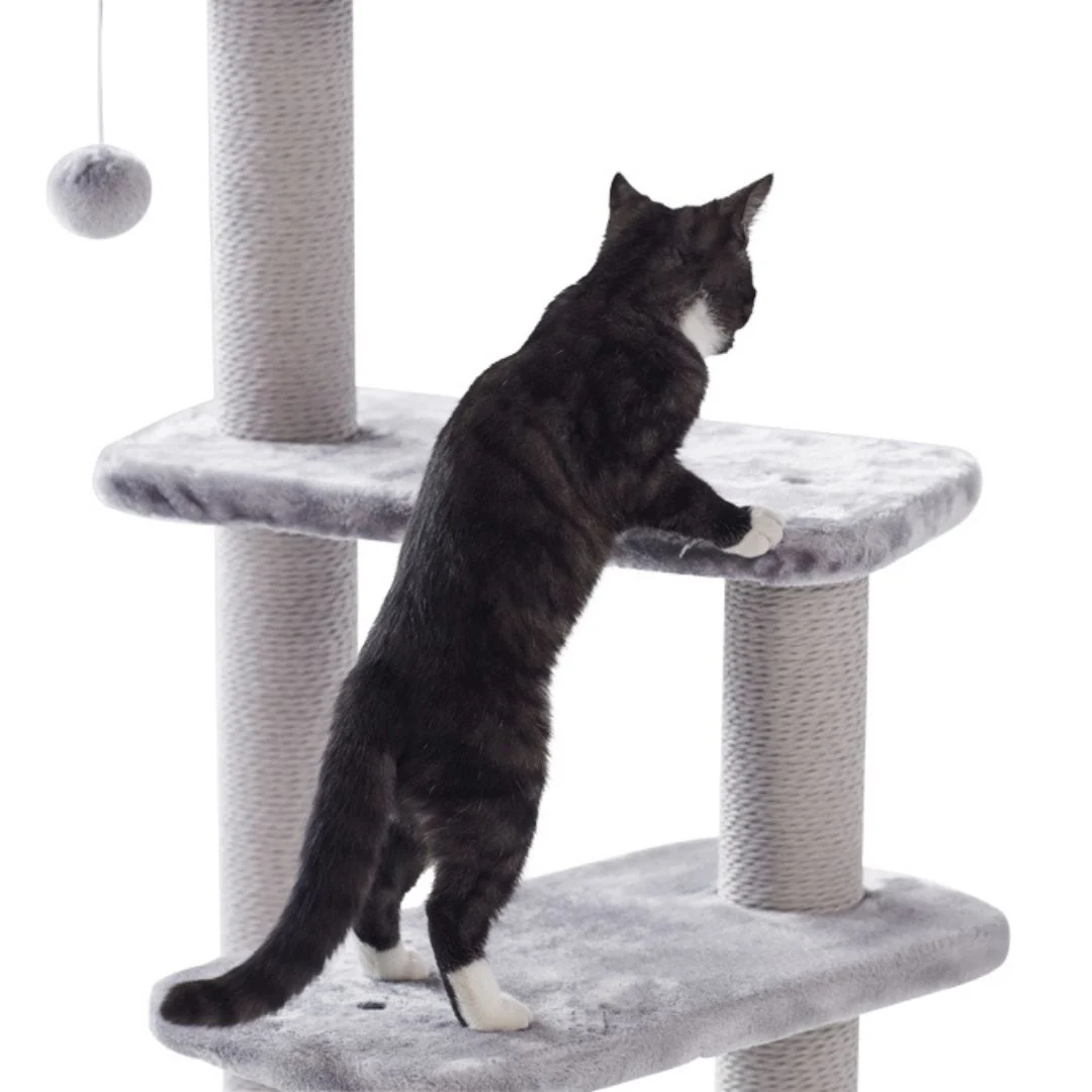 Nobby Zera Cat Scratching Tree in Grey - Image 3