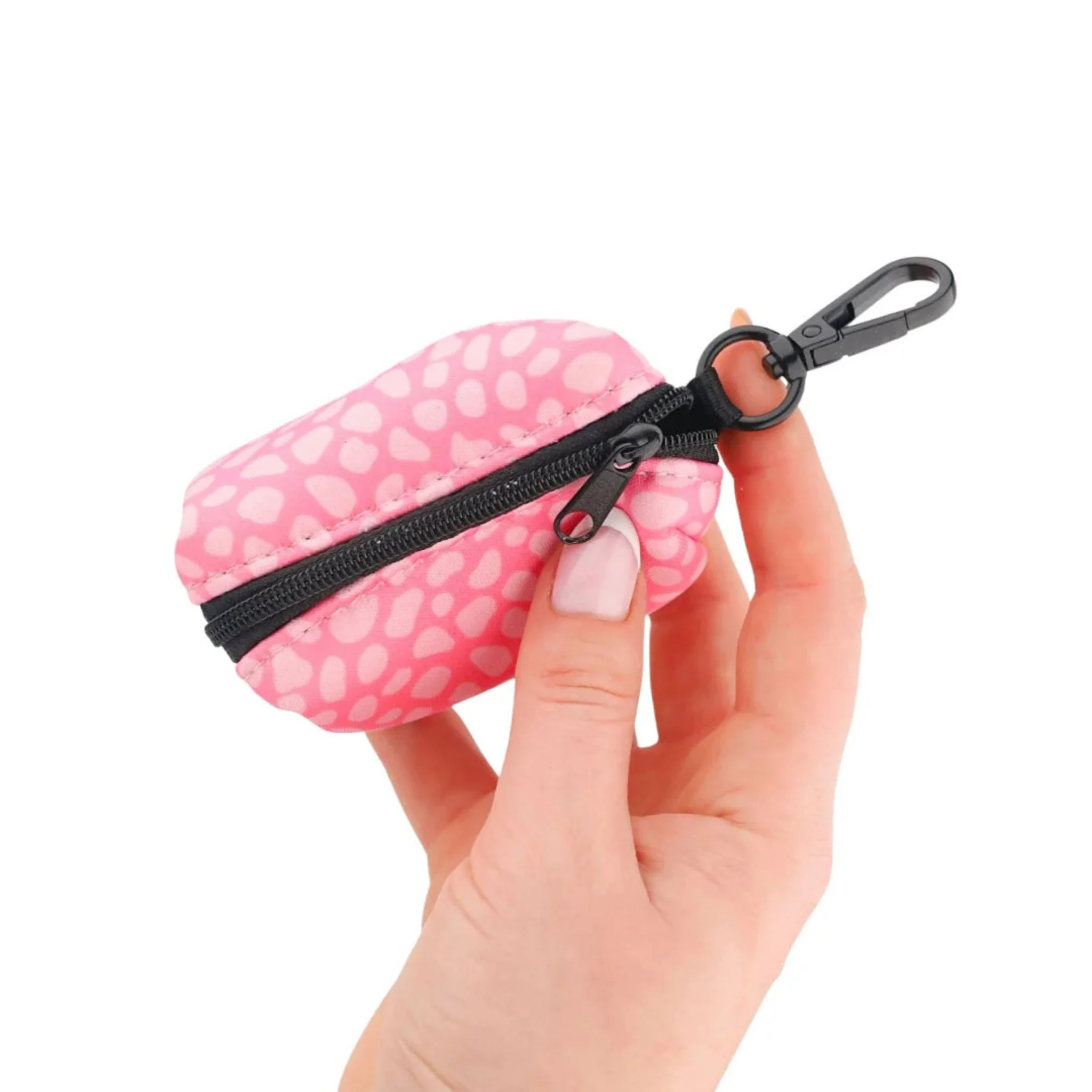Oh So Fetch Pretty Wild Padded Dog Poop Bag Holder in Pink - Image 2