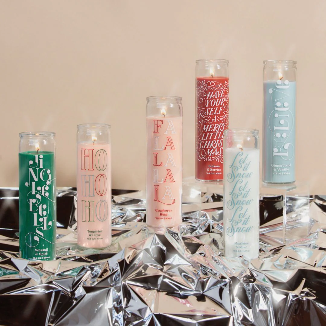Paddywax Spark Ho Ho Ho Candle - Tangerine + Clove - Image 2