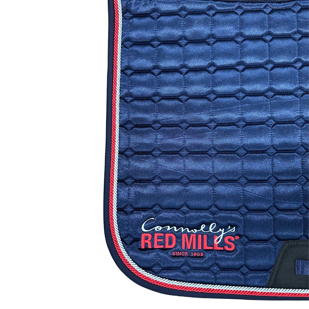 Red Mills Horse Saddle Pad in Navy - Image 2