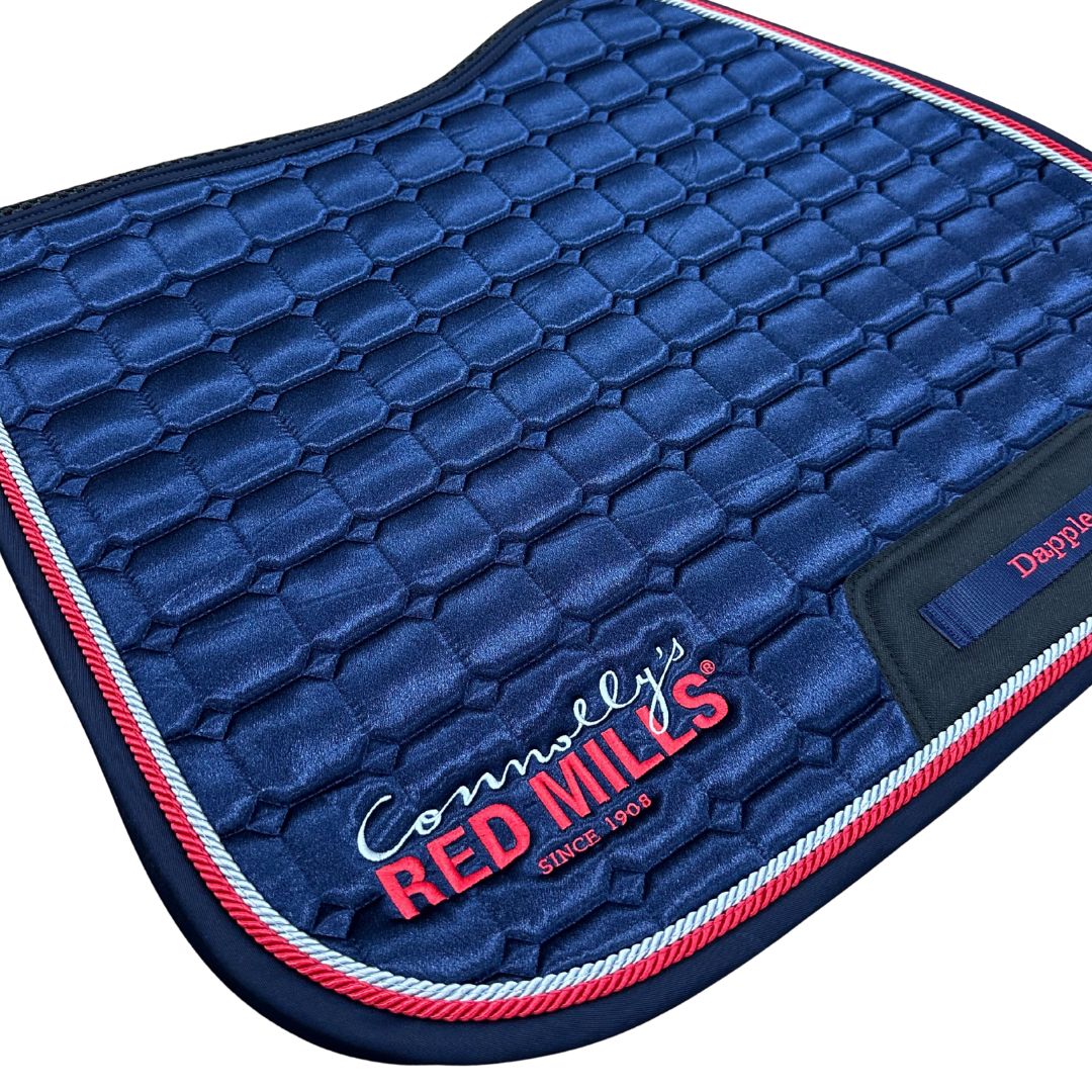 Red Mills Horse Saddle Pad in Navy - Image 5