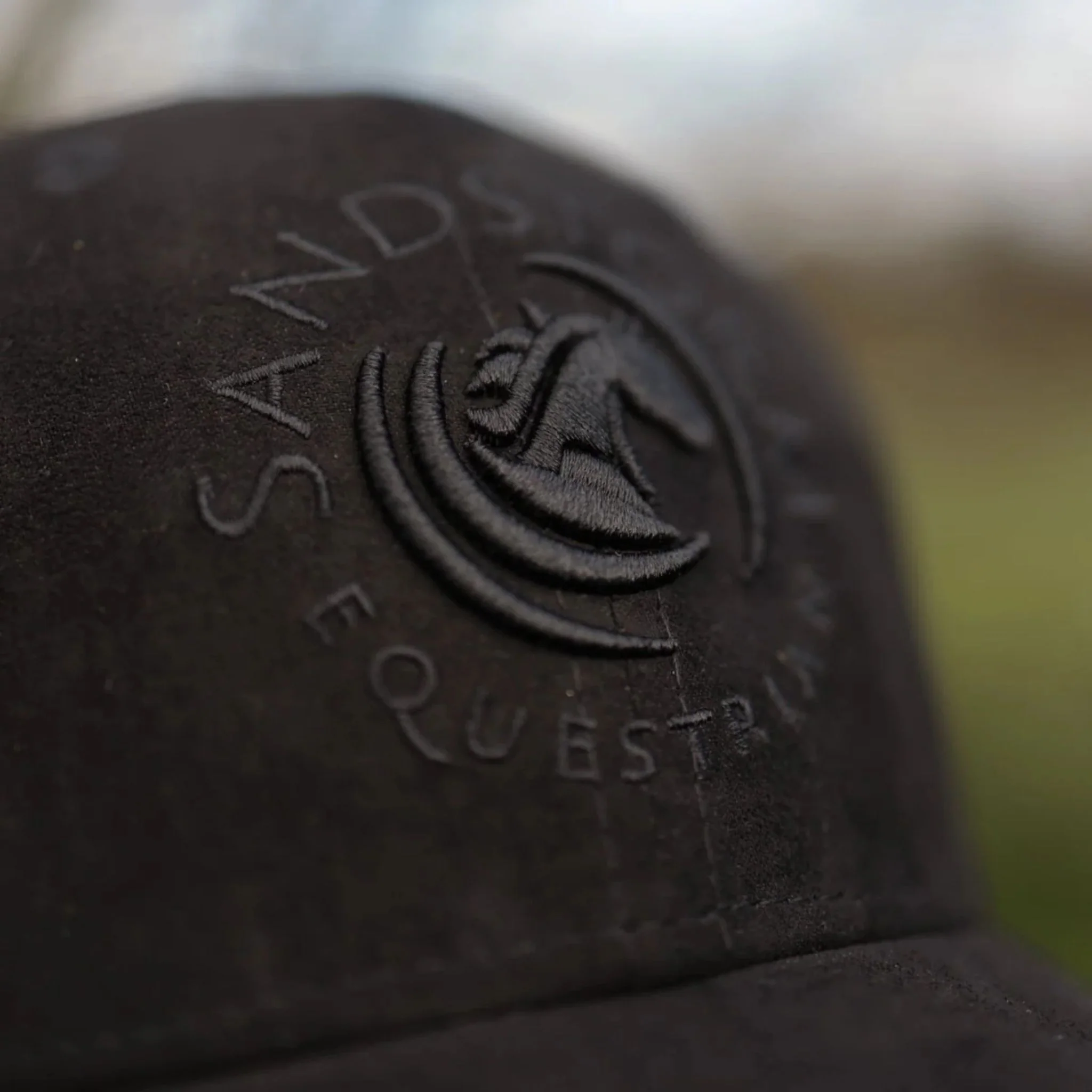 SandStorm Suede Effect Baseball Cap in Black - Image 3