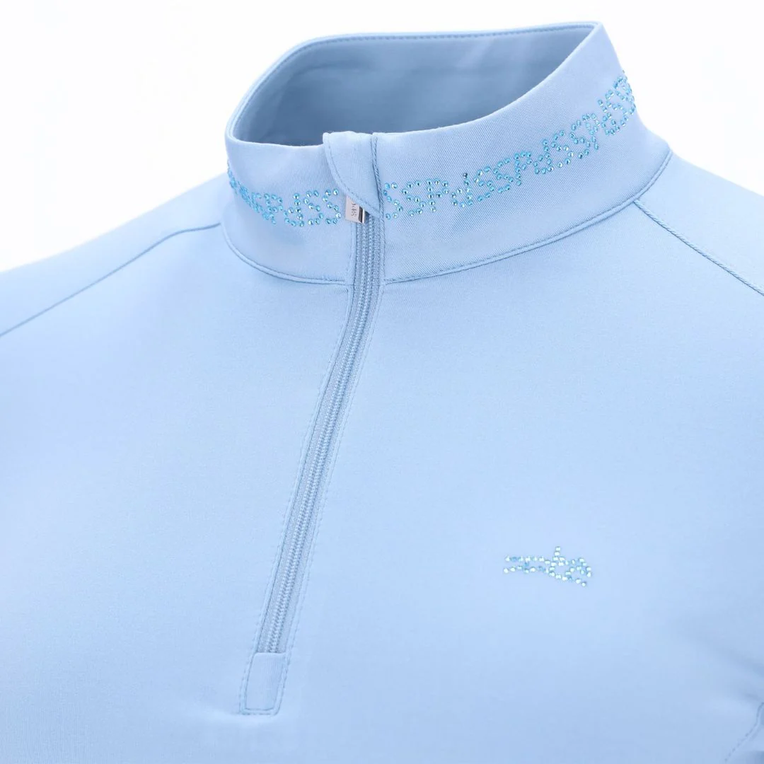 Schockemohle Women's SP Ayla Riding Shirt in Milky Blue - Image 3