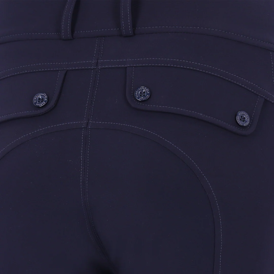 Schockemohle Women's SP Carola KP Style Breeches in Dark Navy - Image 5