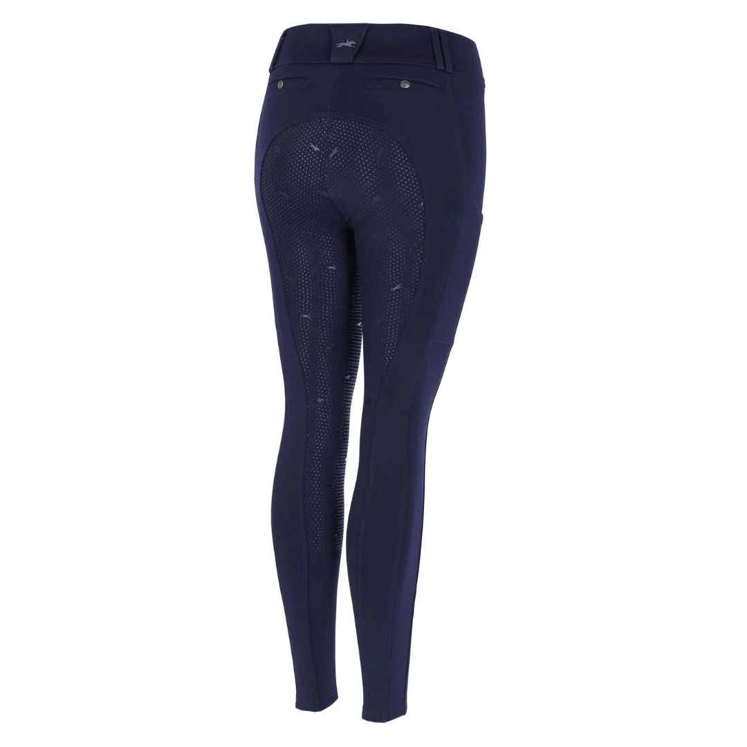Schockemohle Women's SP Dorina Full Seat Riding Tights in Dark Navy - Image 6