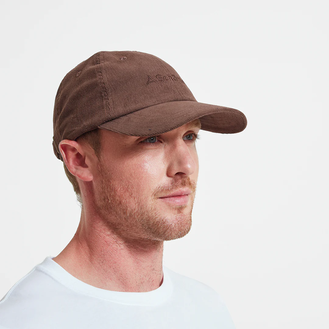 Schoffel Haddon Cord Cap in Chocolate - Image 2