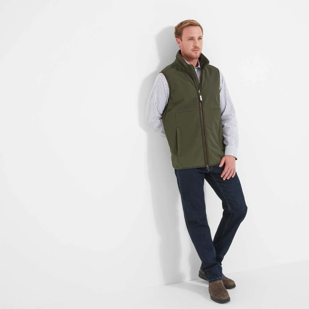 Schoffel Men's Belton Gilet in Forest - Image 8
