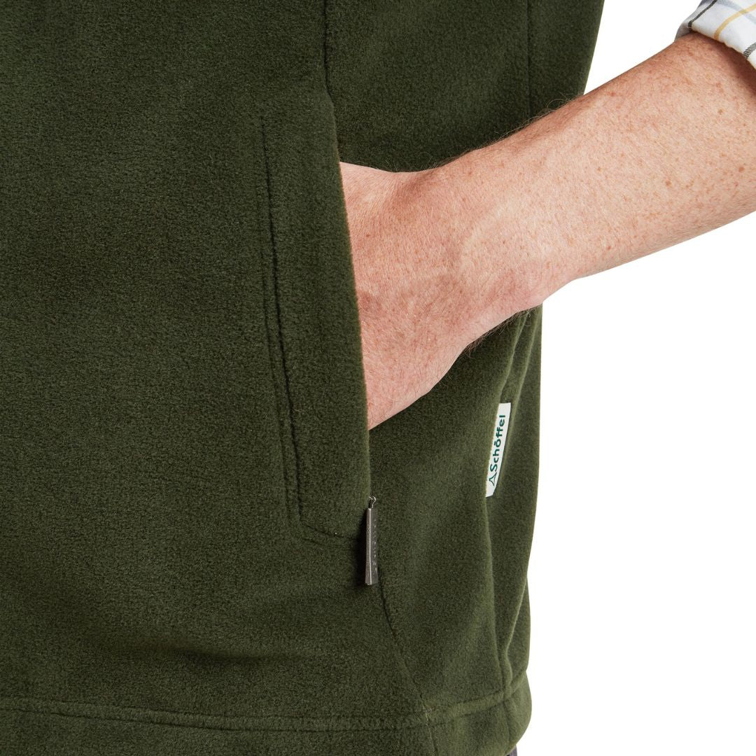 Schoffel Men's Oakham Fleece Gilet in Forest - Image 5