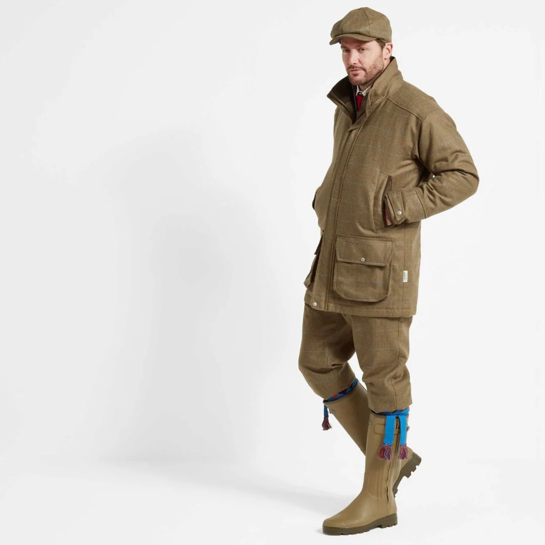 Schoffel Men's Ptamirgan Classic Coat in Corry Tweed - Image 7