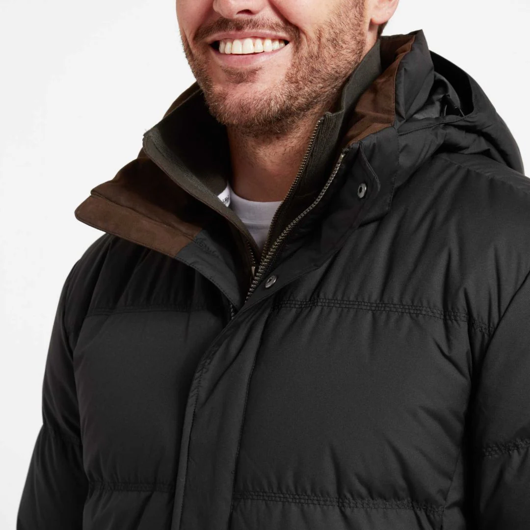 Schoffel Men's Twickenham Jacket in Charcoal - Image 3