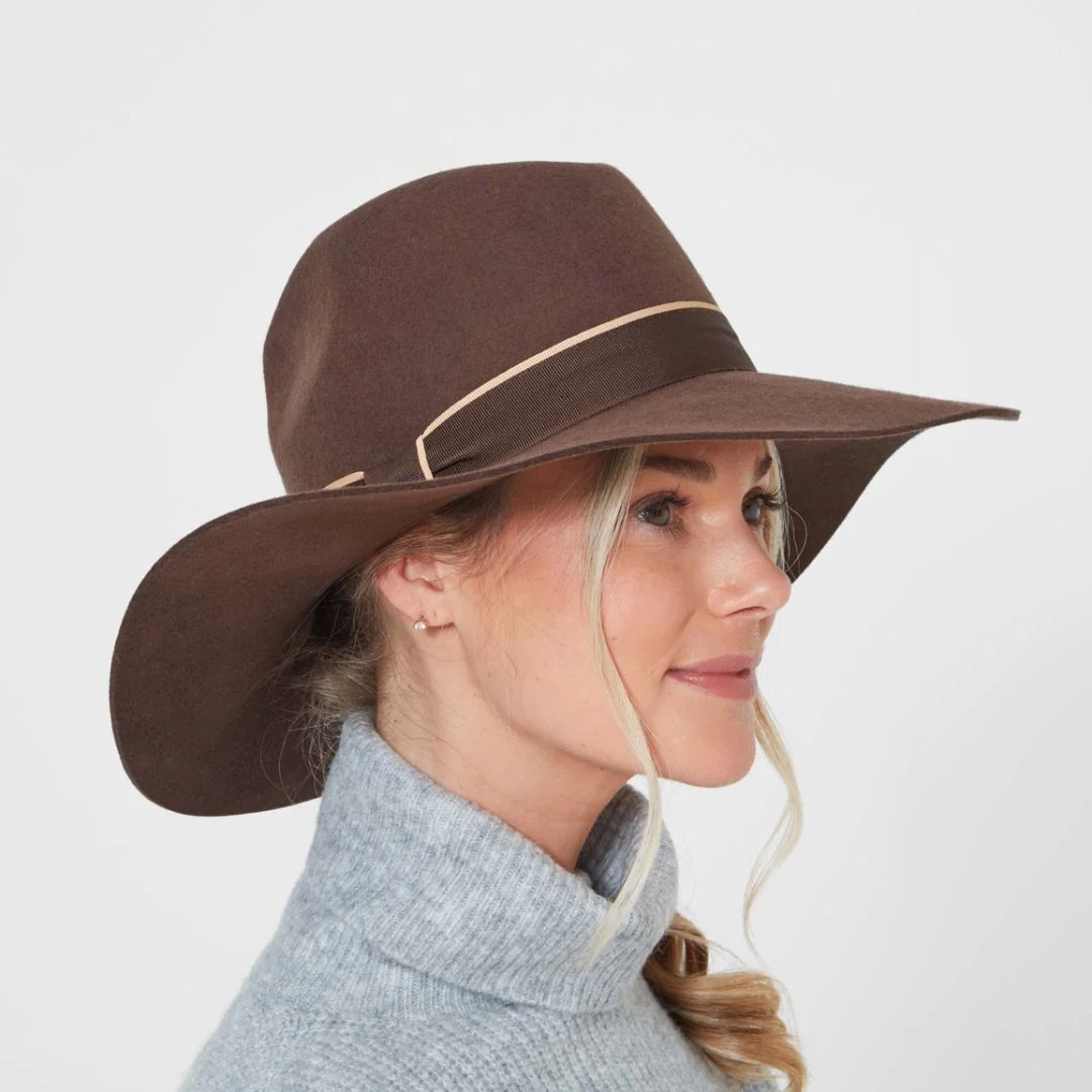 Schoffel Sofia Hat in Chocolate - Image 3