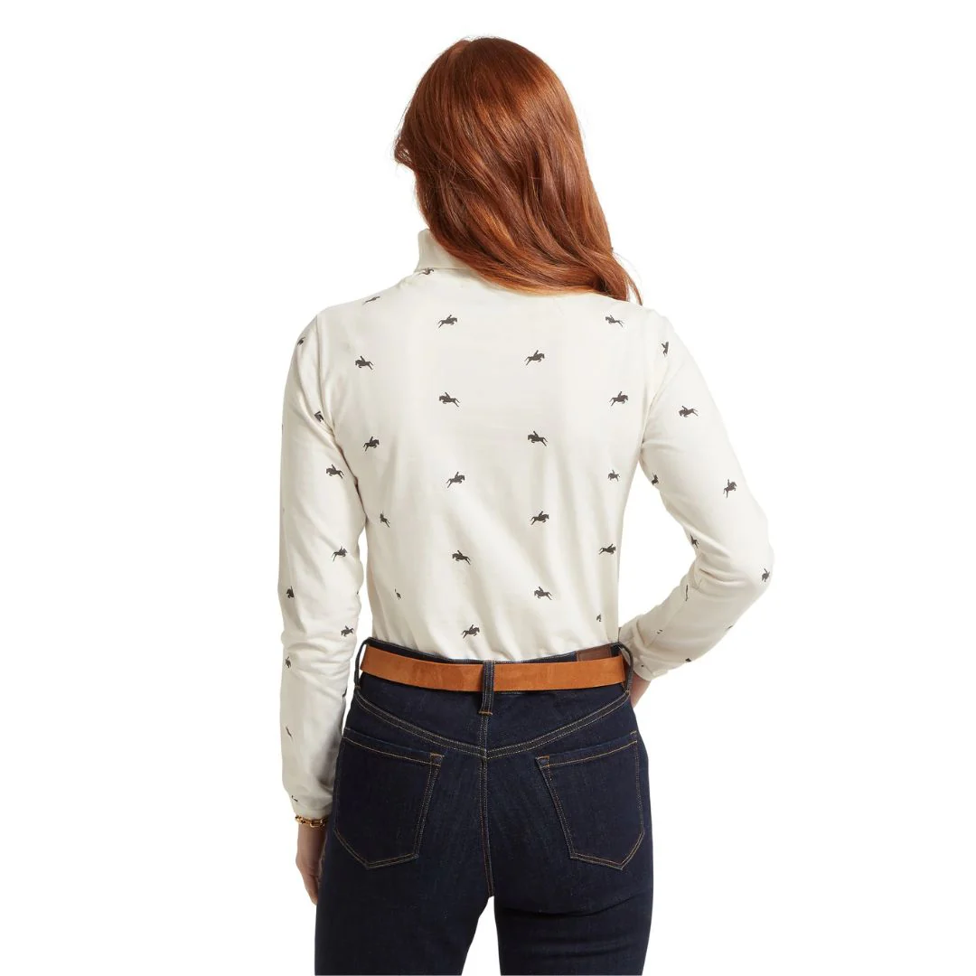 Schoffel Women's Malham Roll Neck Top in Bay Horse - Image 5