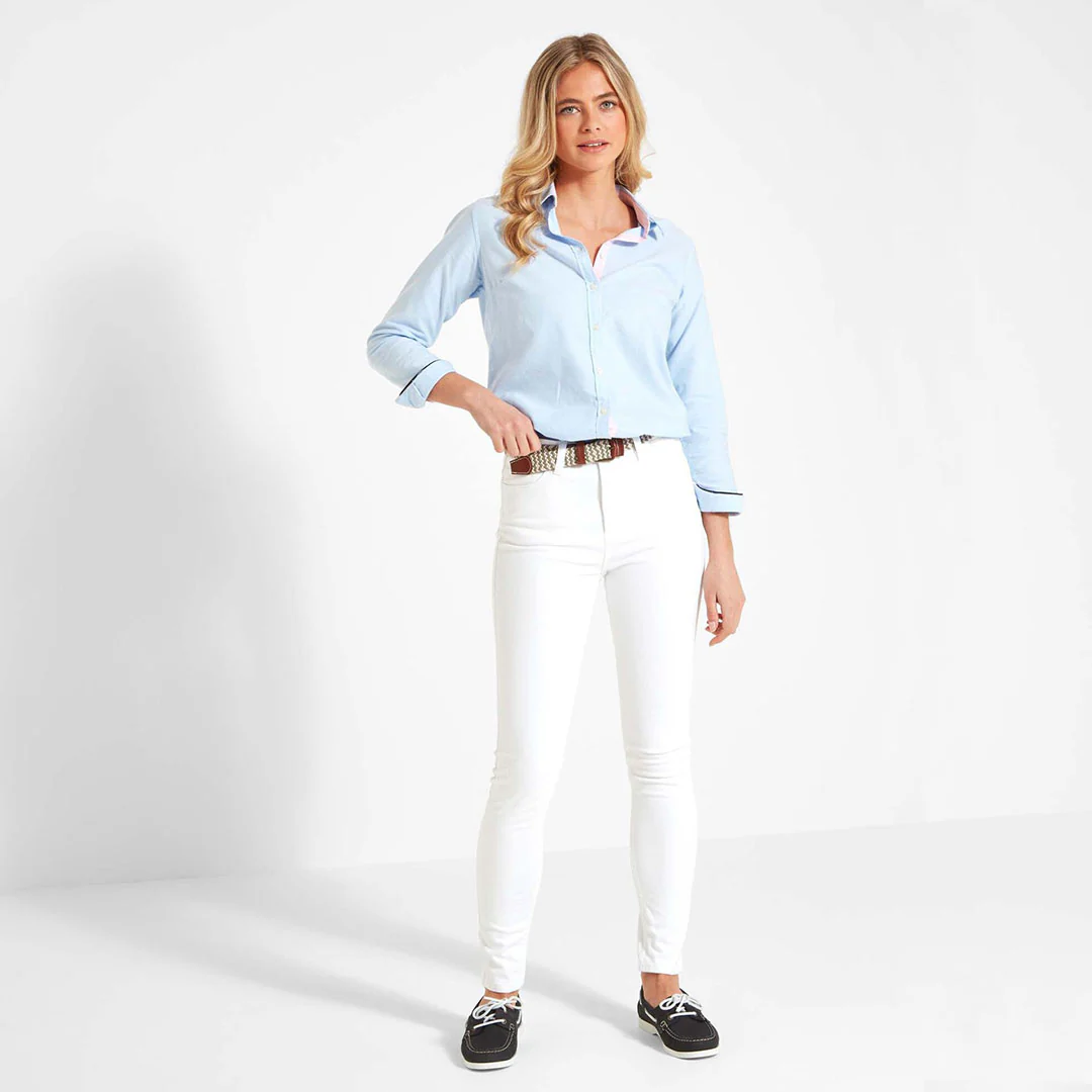 Schoffel Women's Poppy Jean in White - Image 6