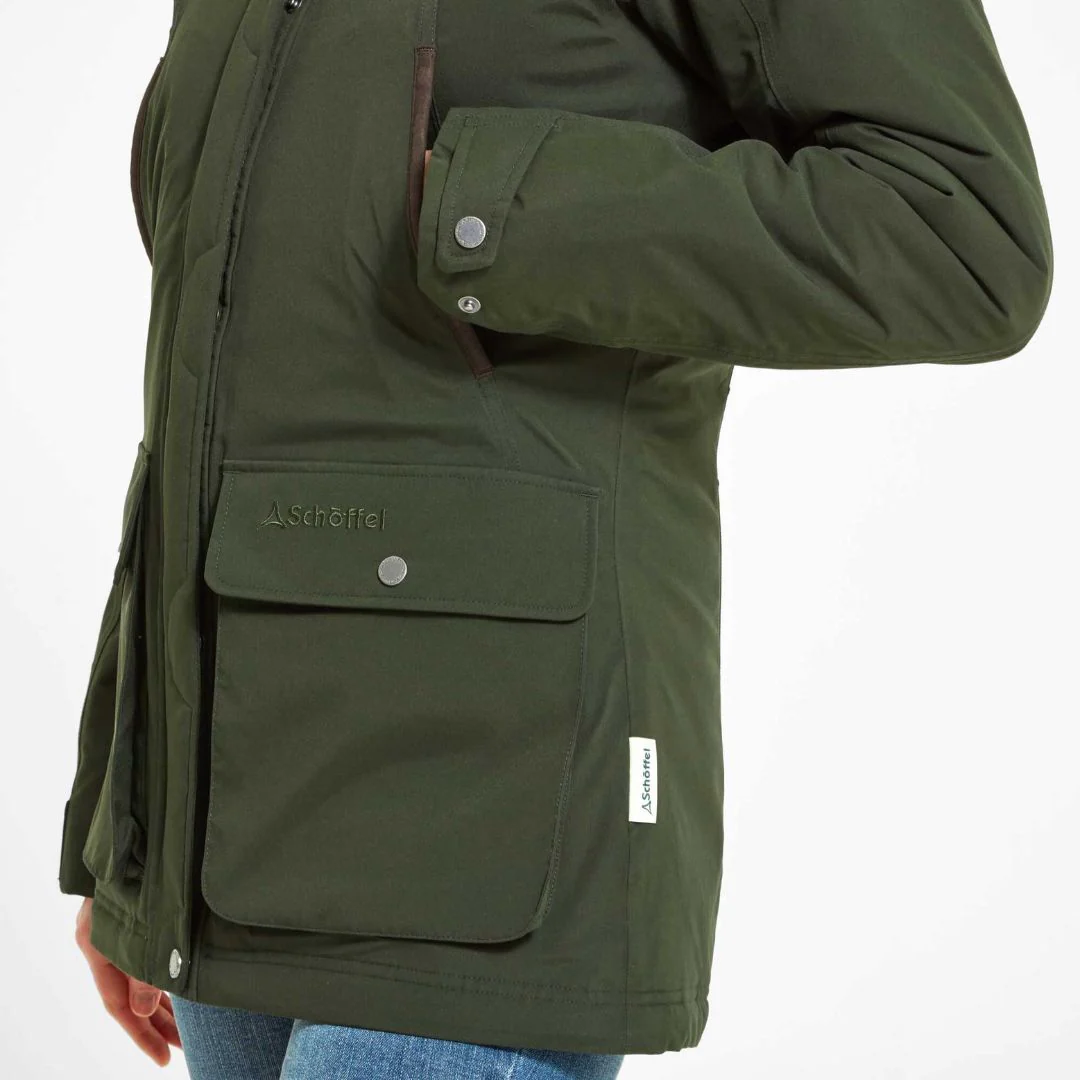 Schoffel Women's Rockingham Coat in Forest - Image 2
