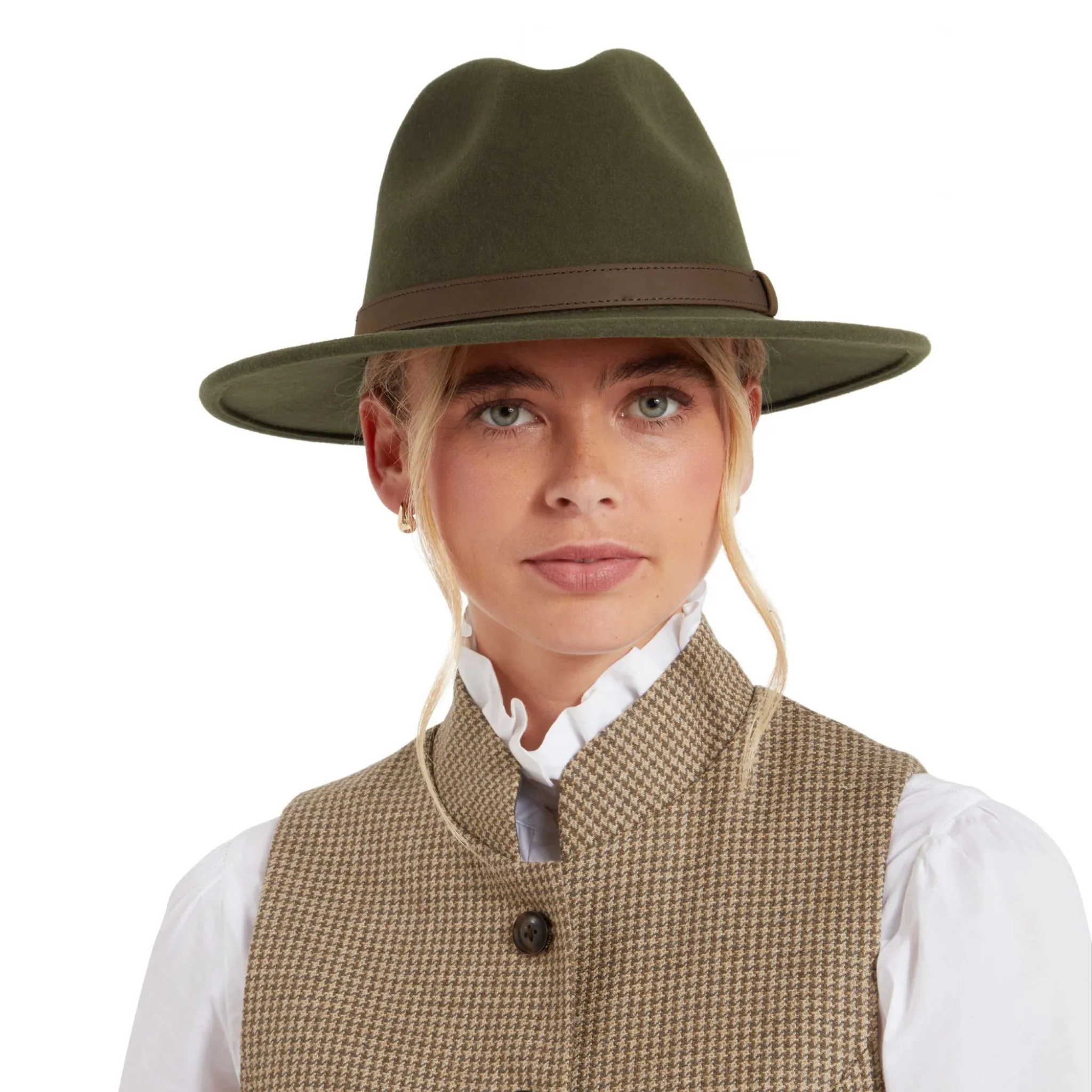 Schoffel Women's Willow Fedora II in Forest - Image 2