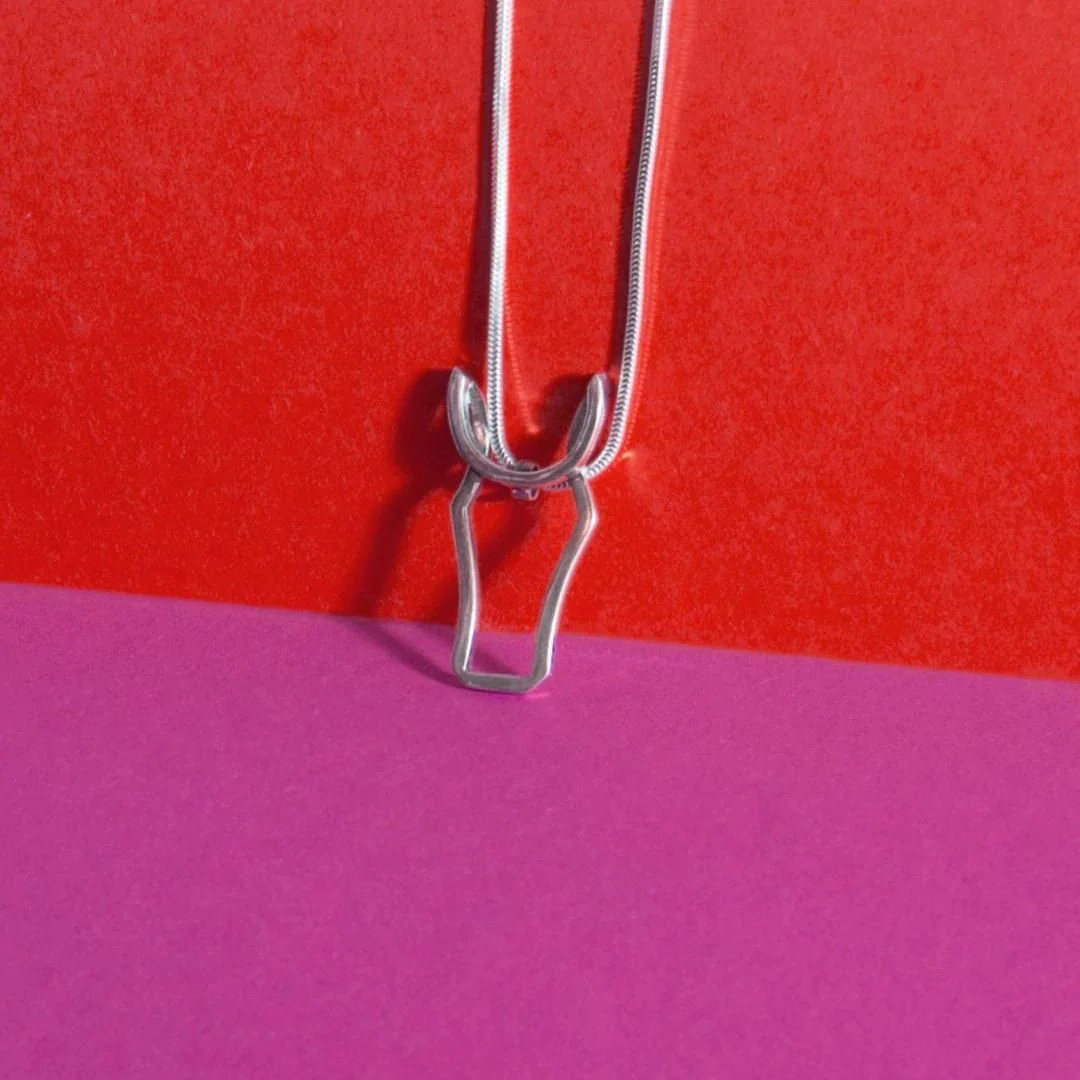 Vanessa Ree Horse Pendant in Silver - Image 2