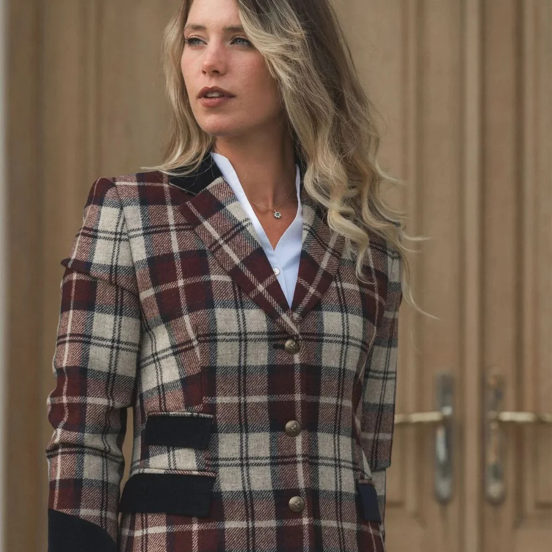 Welligogs Women's Demelza Check Wool Coat - Image 5