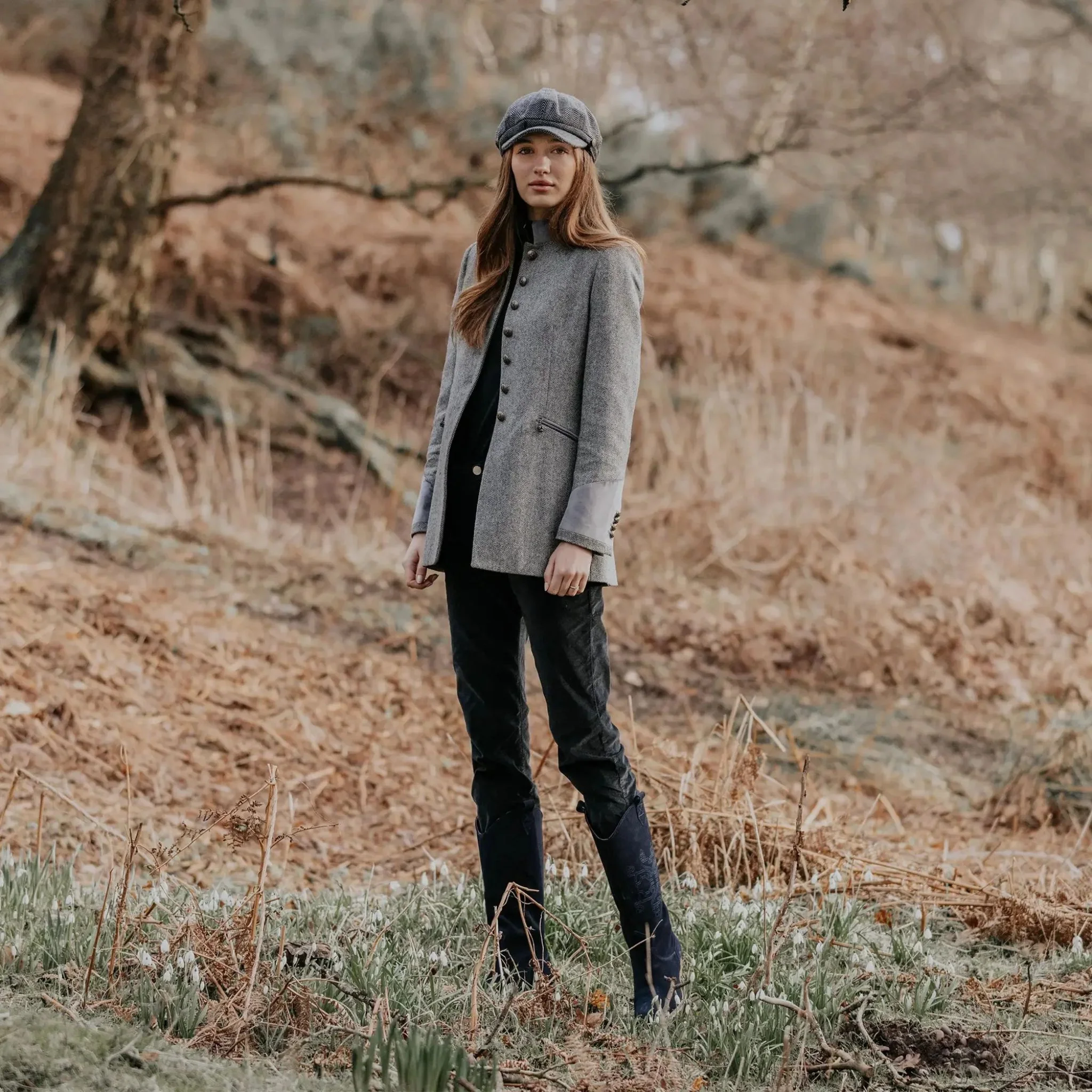 Welligogs Women's Knightsbridge Jacket in Mist - Image 7