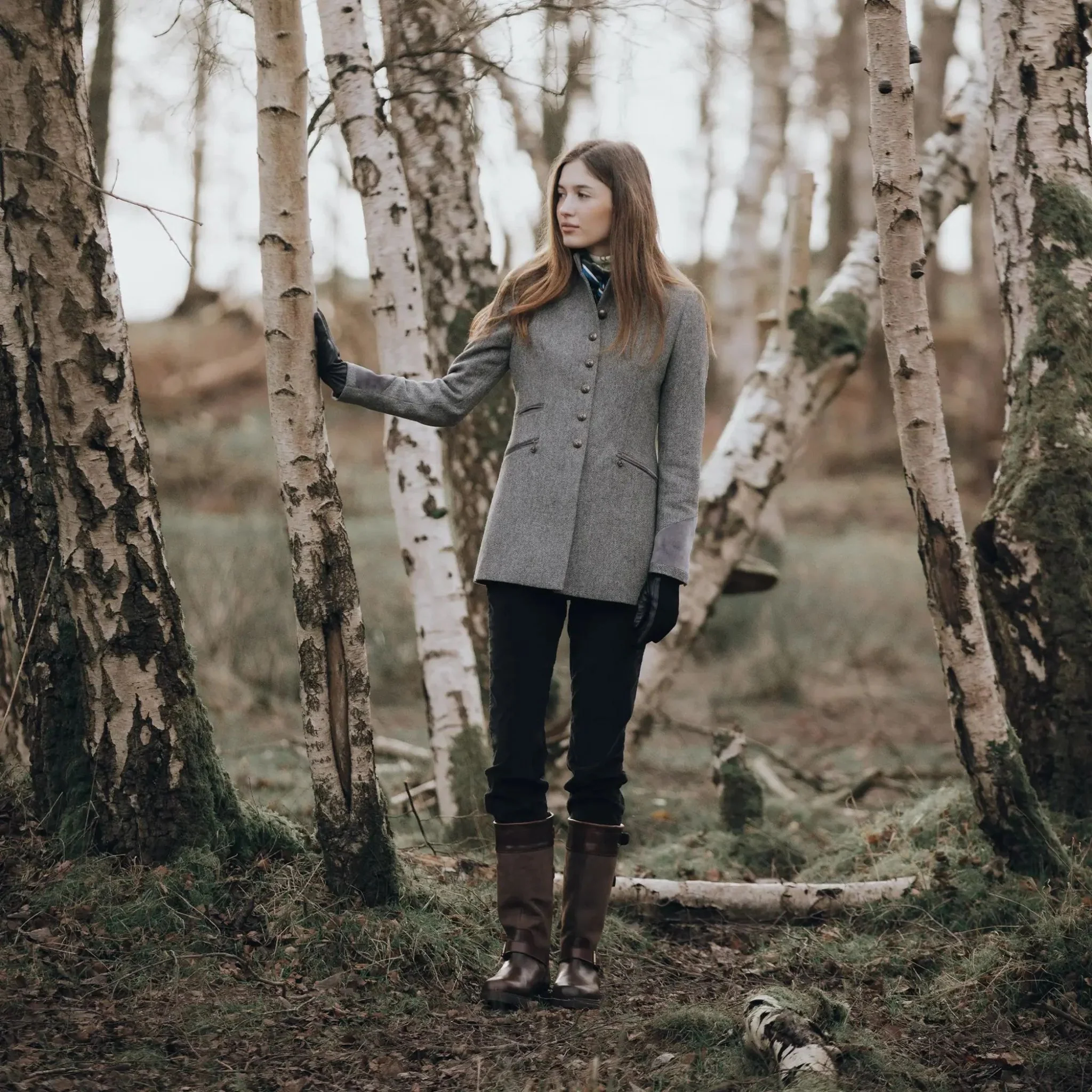 Welligogs Women's Knightsbridge Jacket in Mist - Image 9