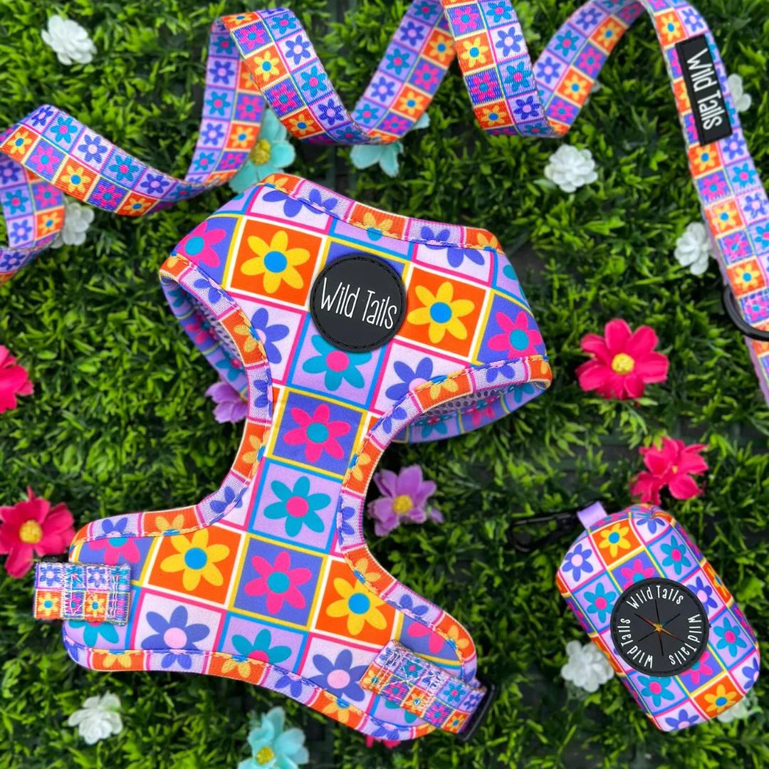 Wild Tails Flower Power Dog Harness - Image 2